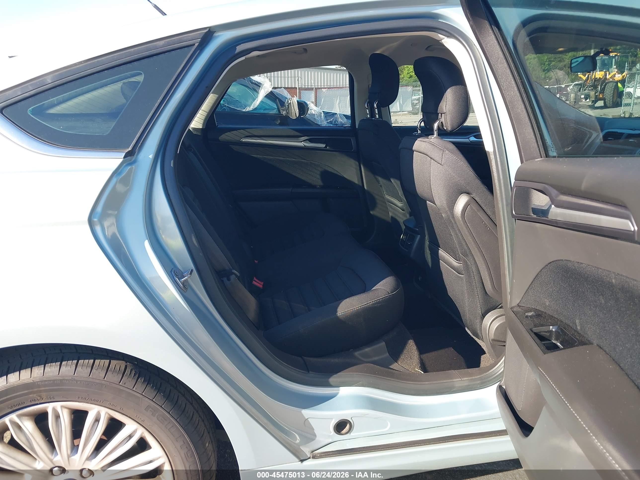 2014 Ford Fusion Hybrid Se Light Blue vin: 3FA6P0LU2ER318266