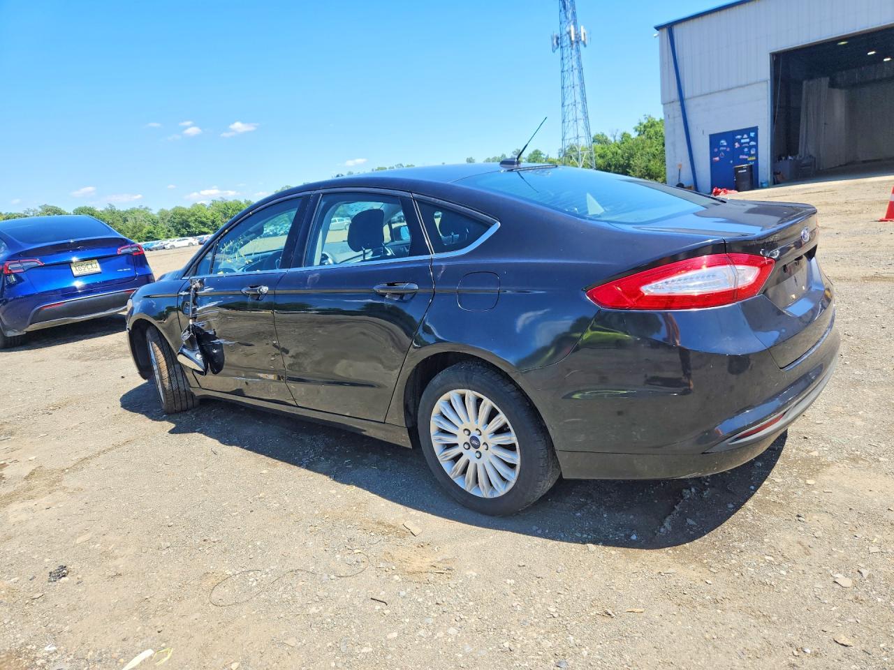 2014 Ford Fusion Se Hybrid Черный vin: 3FA6P0LU2ER318817
