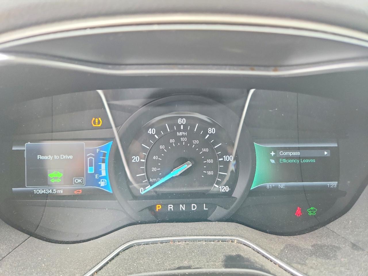 2014 Ford Fusion Se Hybrid White vin: 3FA6P0LU2ER352076