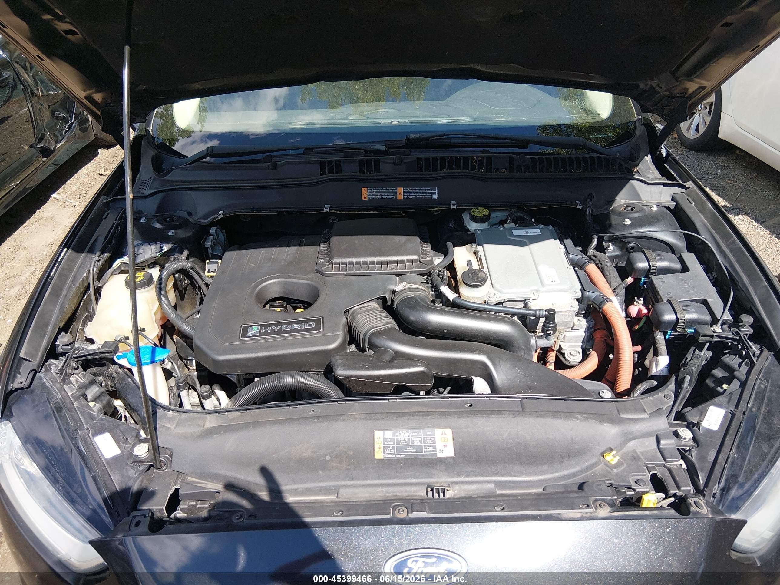 2014 Ford Fusion Hybrid Se Black vin: 3FA6P0LU2ER363935