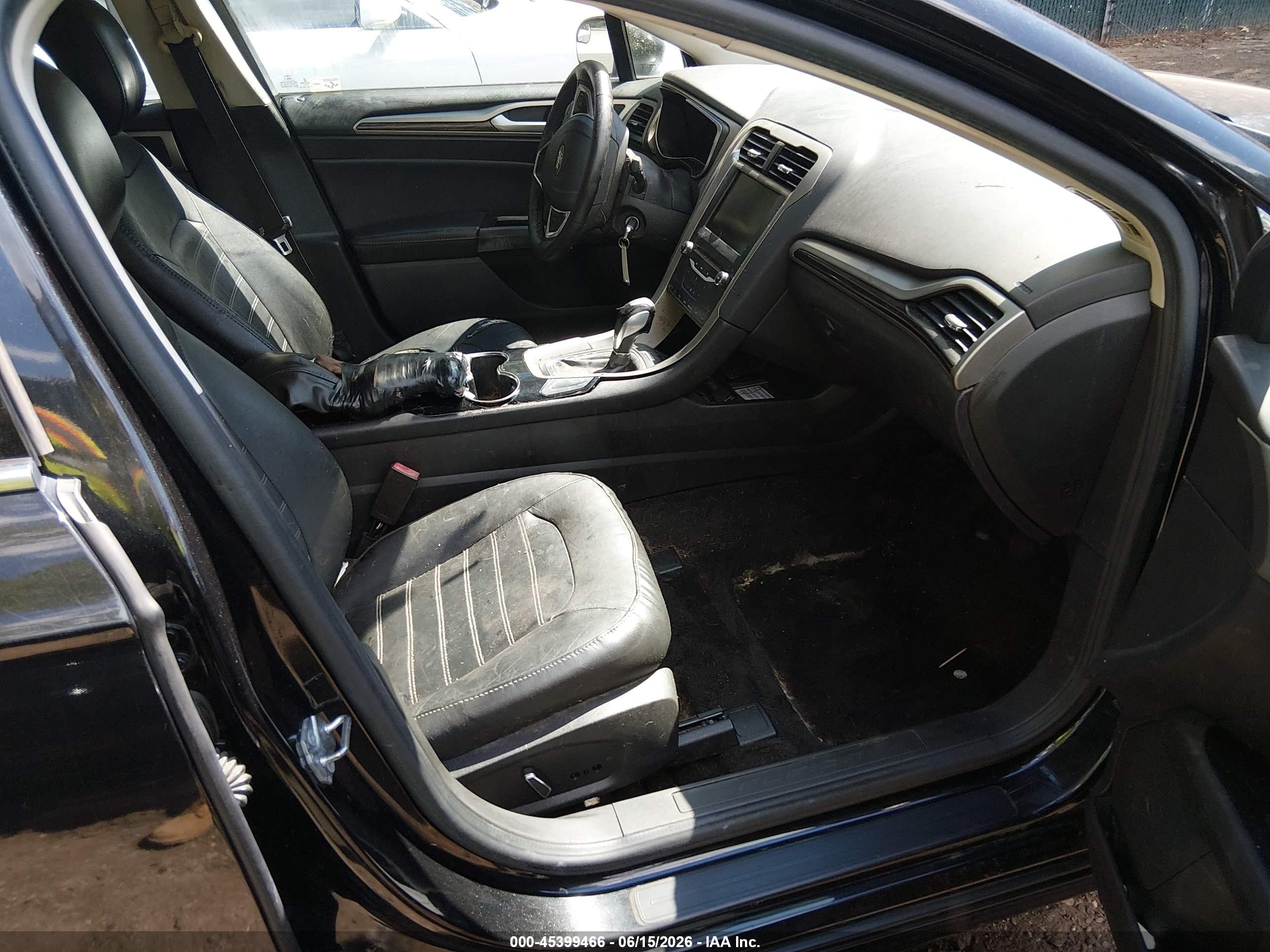 2014 Ford Fusion Hybrid Se Black vin: 3FA6P0LU2ER363935