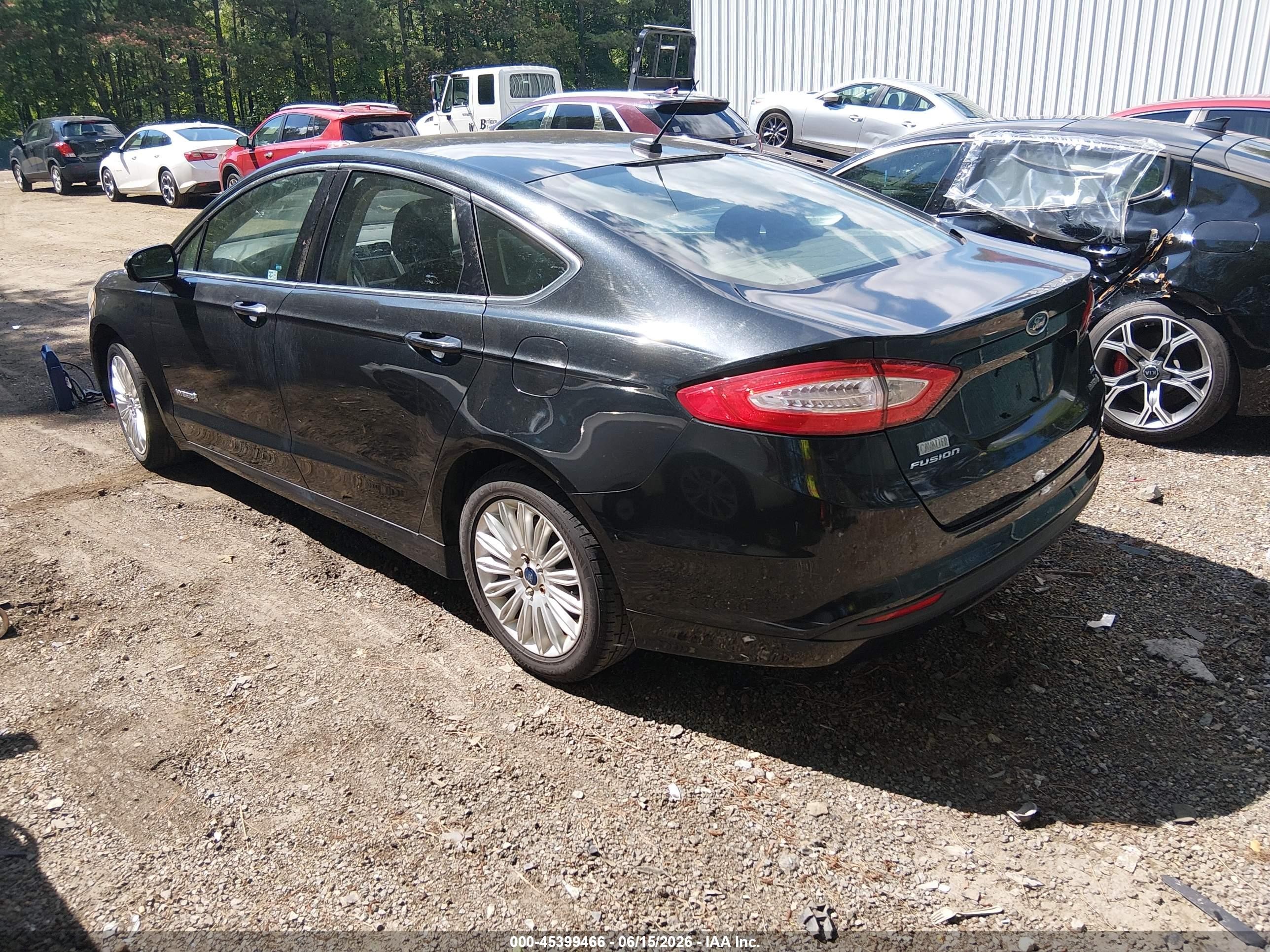 2014 Ford Fusion Hybrid Se Black vin: 3FA6P0LU2ER363935