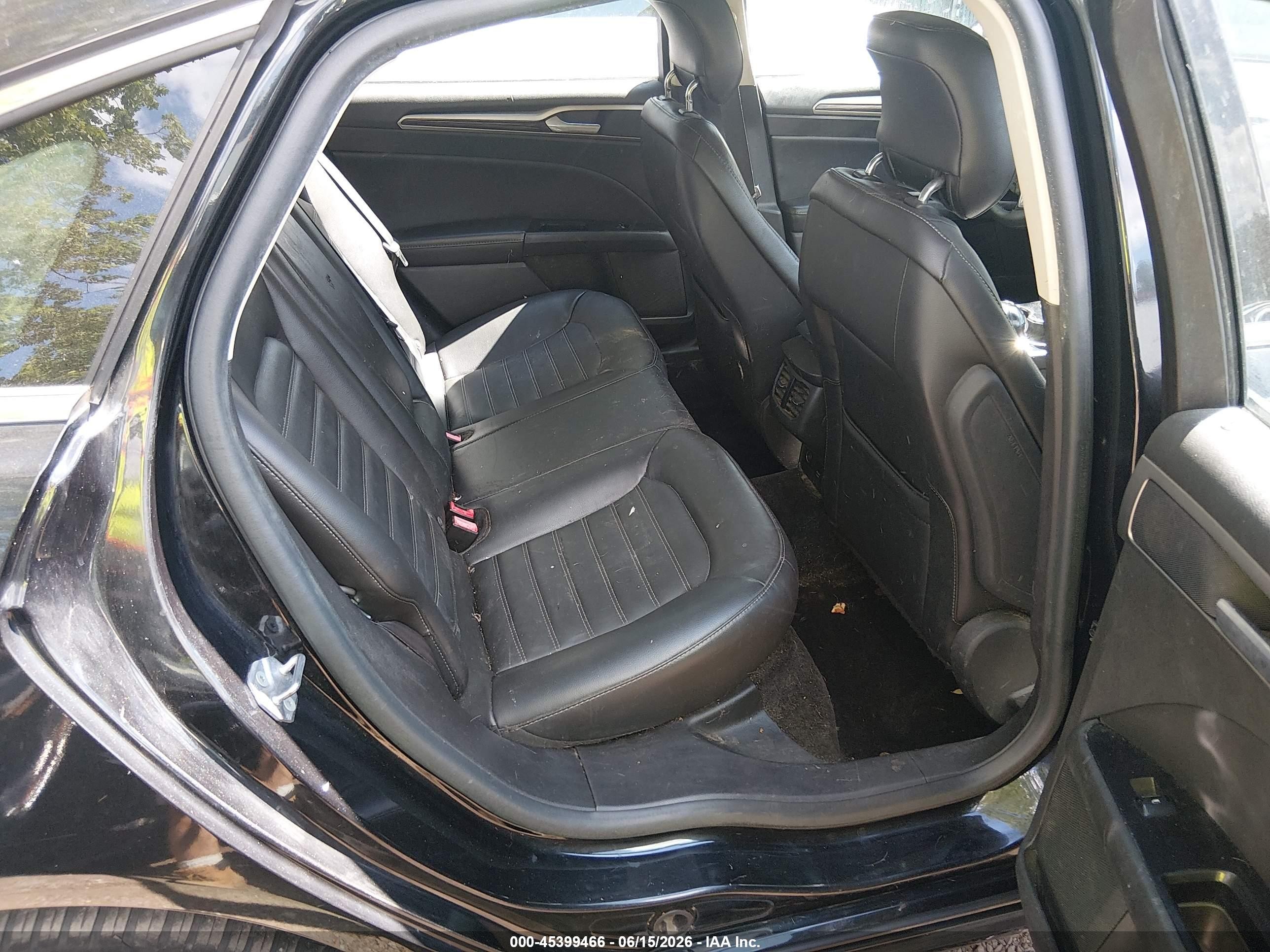2014 Ford Fusion Hybrid Se Black vin: 3FA6P0LU2ER363935