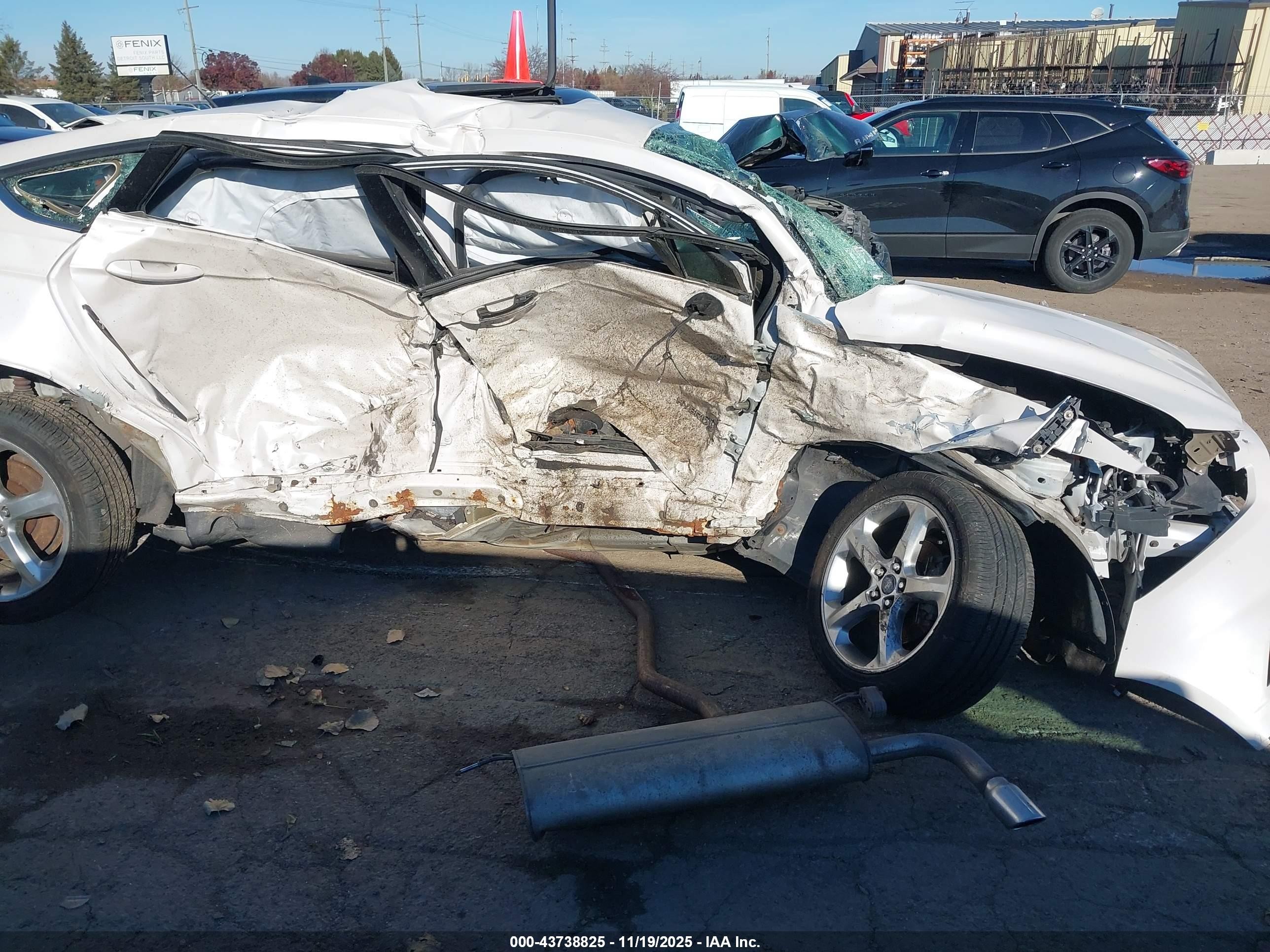 2014 Ford Fusion Hybrid Se White vin: 3FA6P0LU2ER364566