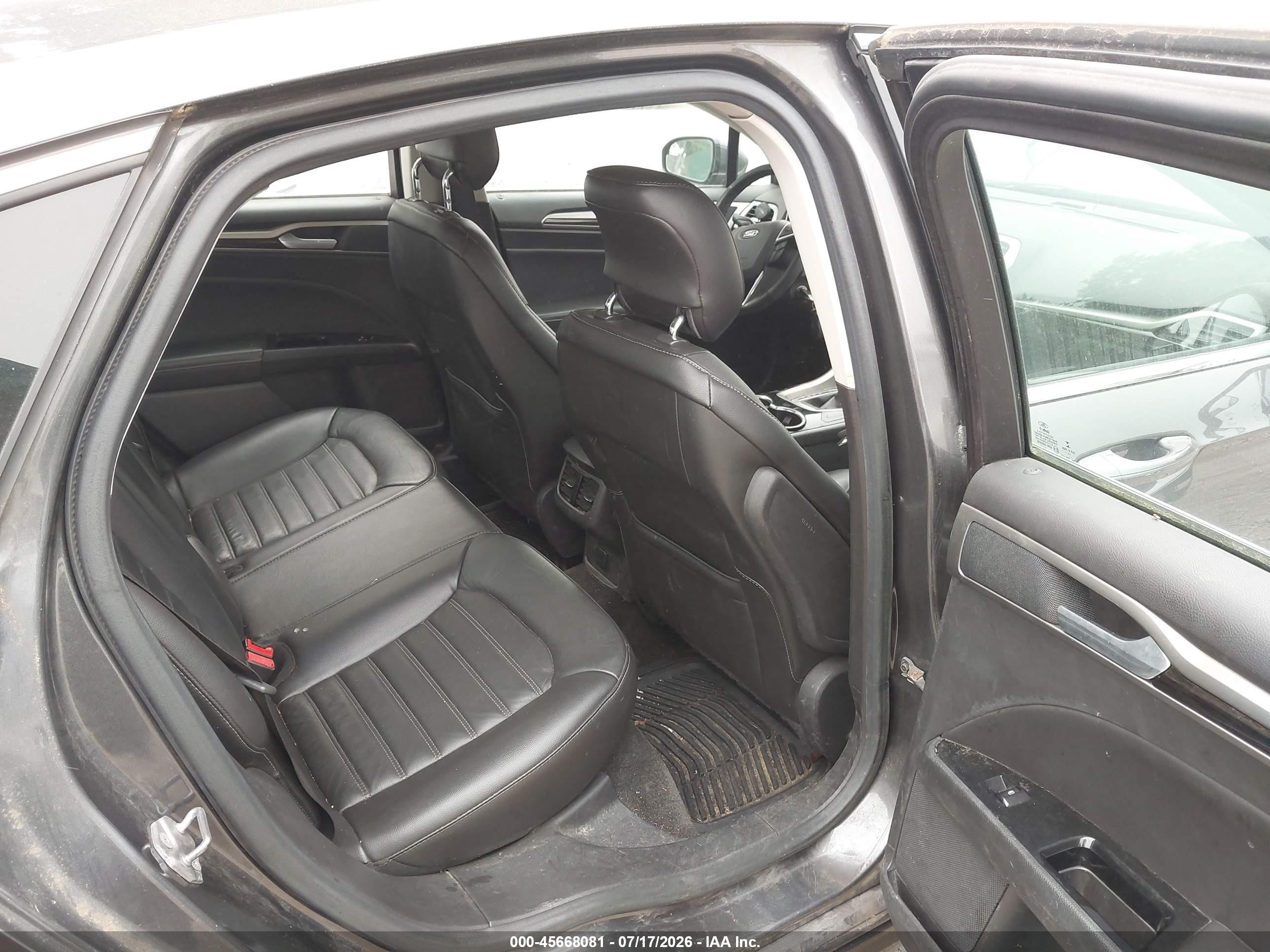 2015 Ford Fusion Hybrid Se Gray vin: 3FA6P0LU2FR158438