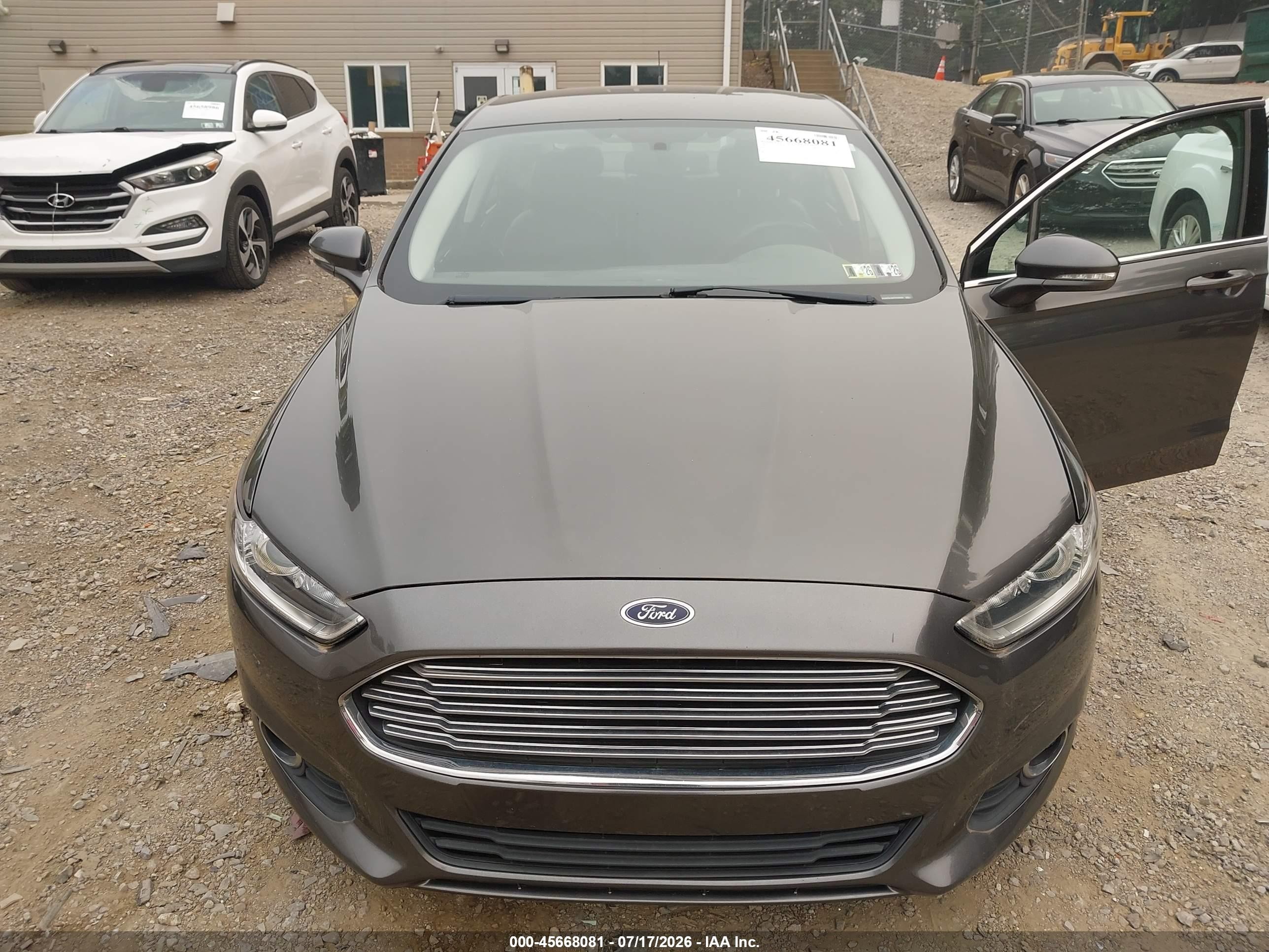 2015 Ford Fusion Hybrid Se Gray vin: 3FA6P0LU2FR158438