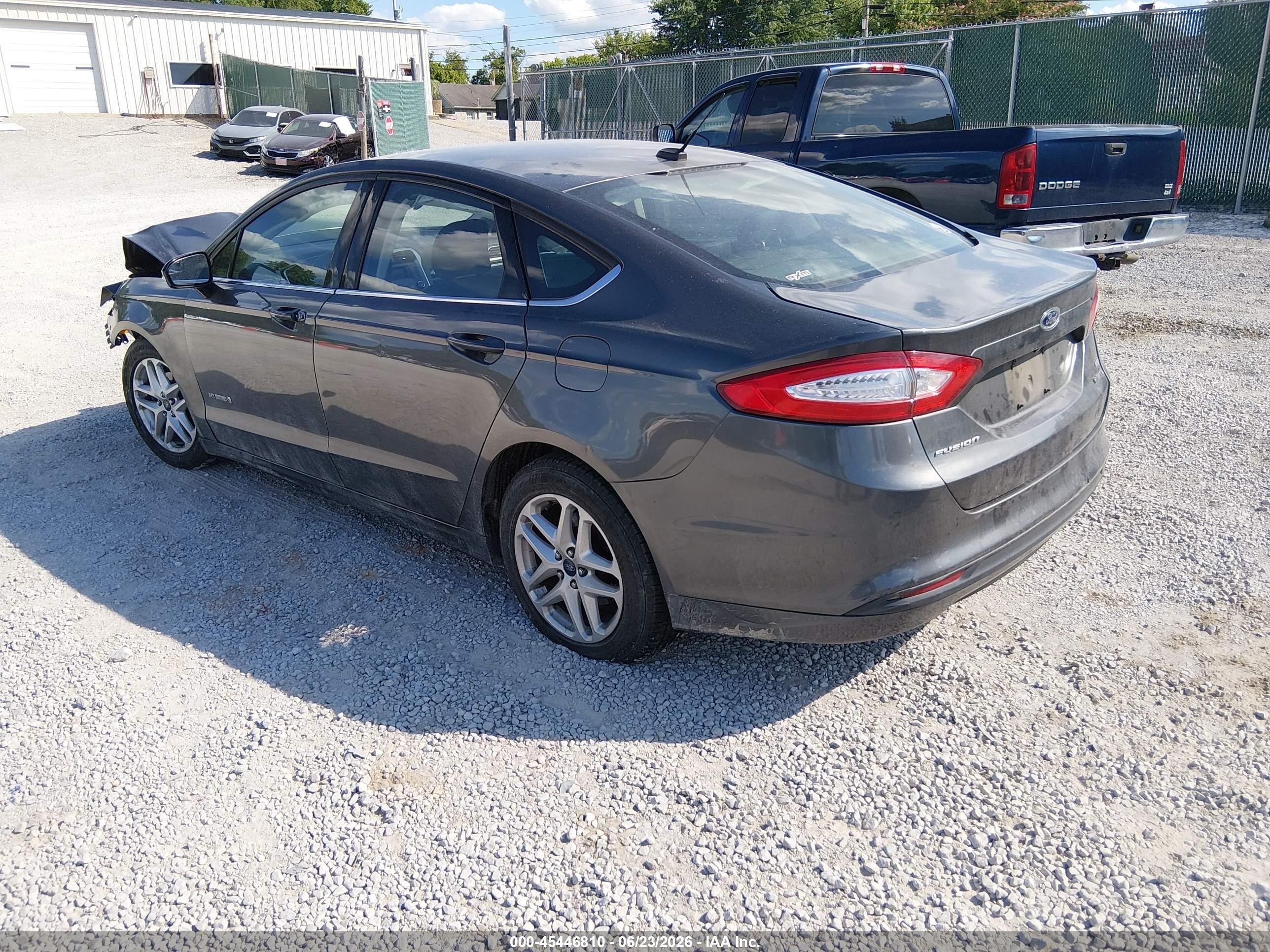 2015 Ford Fusion Hybrid Se Gray vin: 3FA6P0LU2FR202972