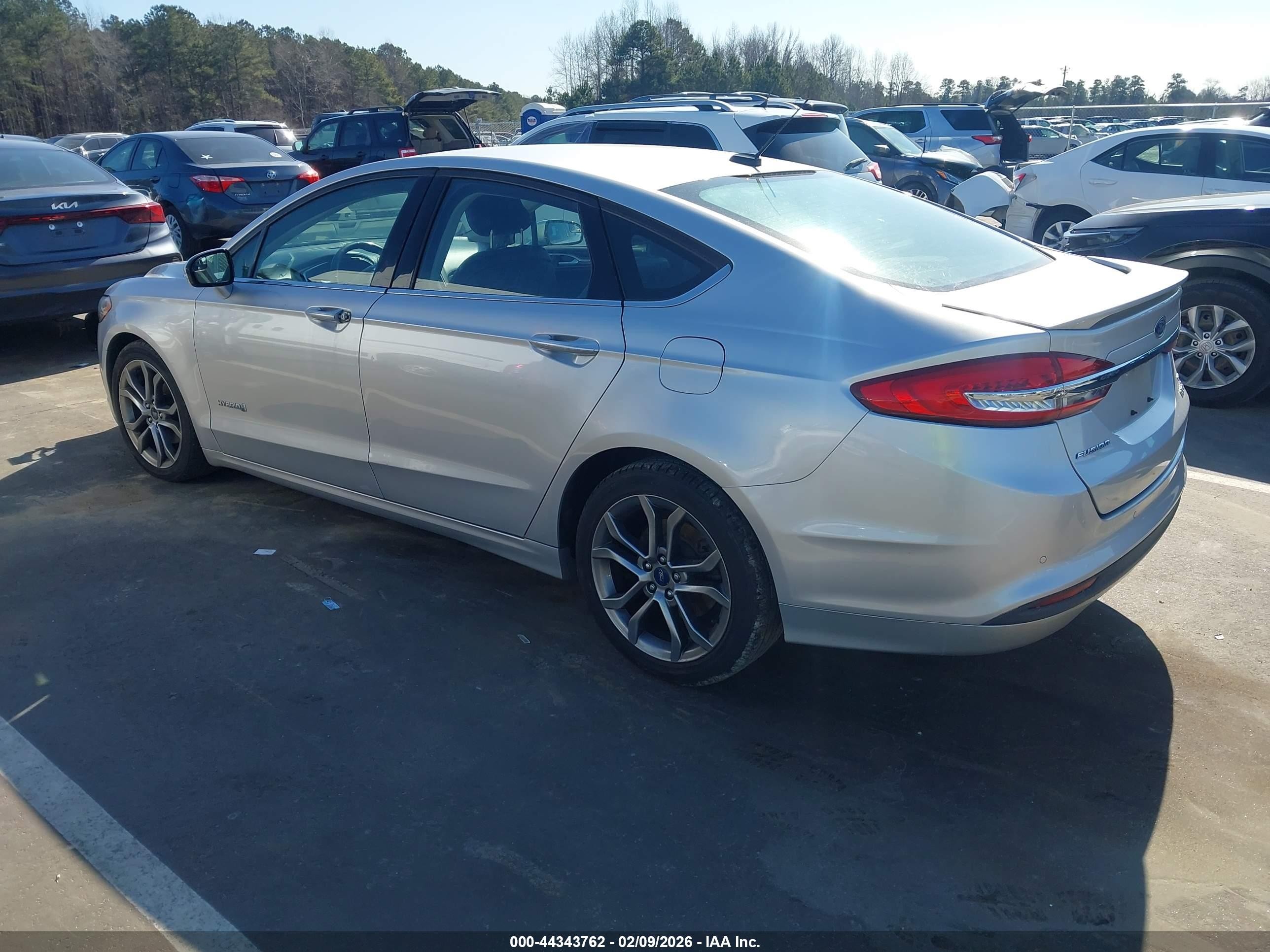 2017 Ford Fusion Hybrid Se Silver vin: 3FA6P0LU2HR345861