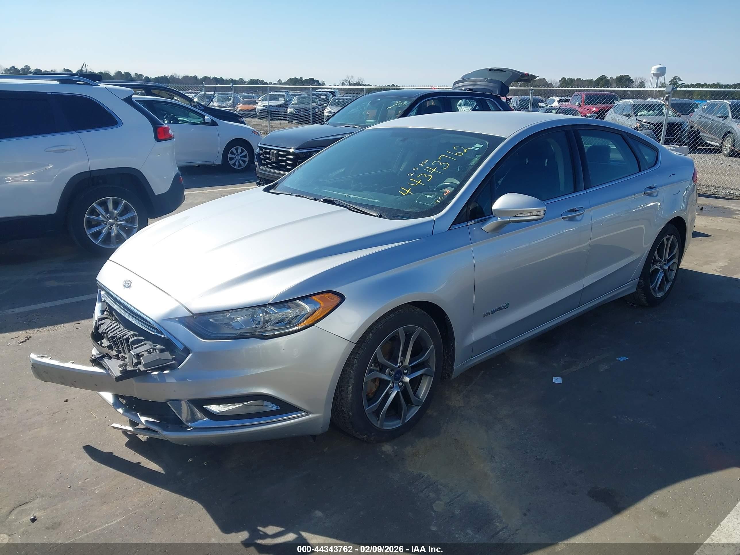 2017 Ford Fusion Hybrid Se Silver vin: 3FA6P0LU2HR345861