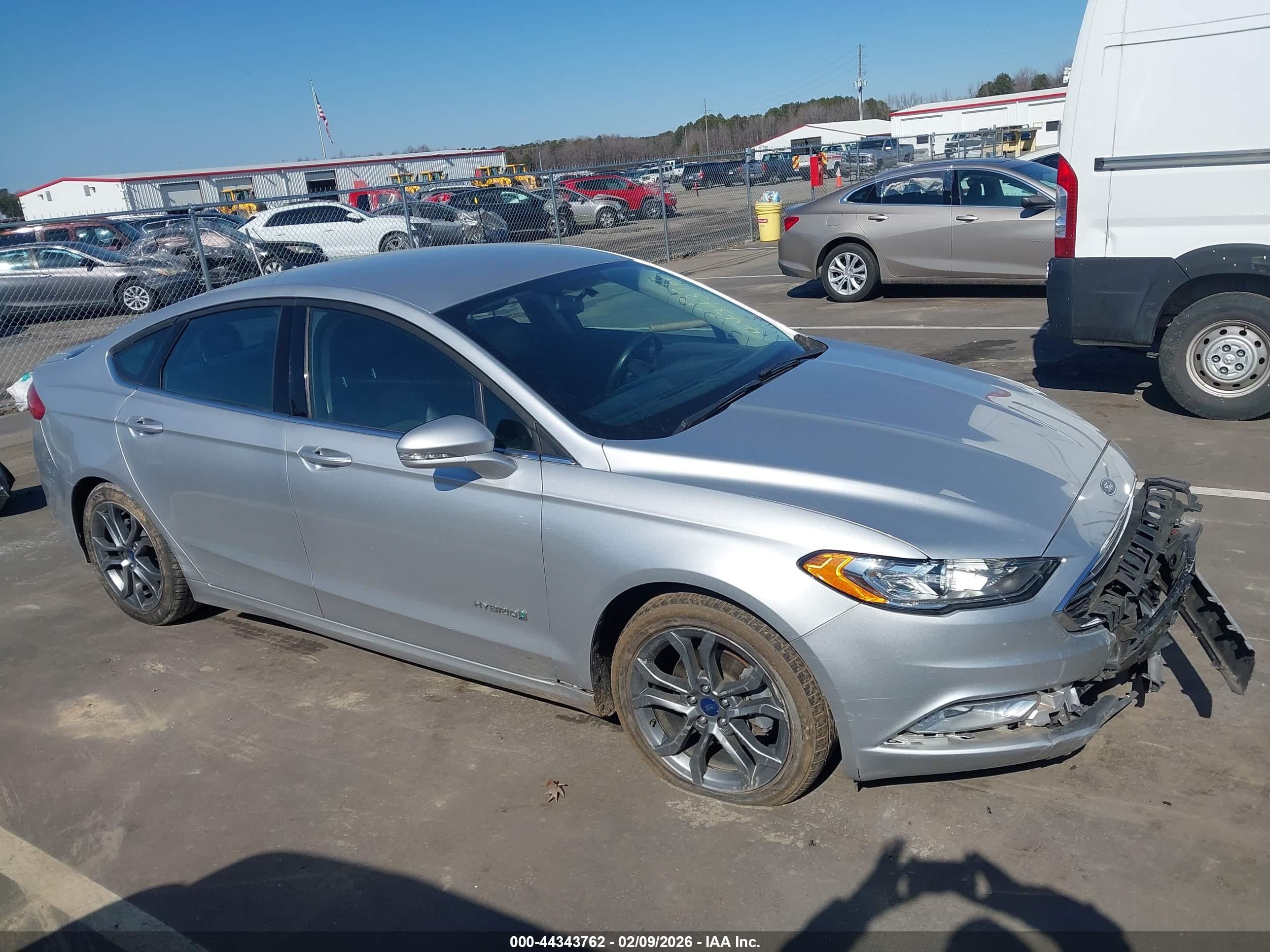 2017 Ford Fusion Hybrid Se Silver vin: 3FA6P0LU2HR345861