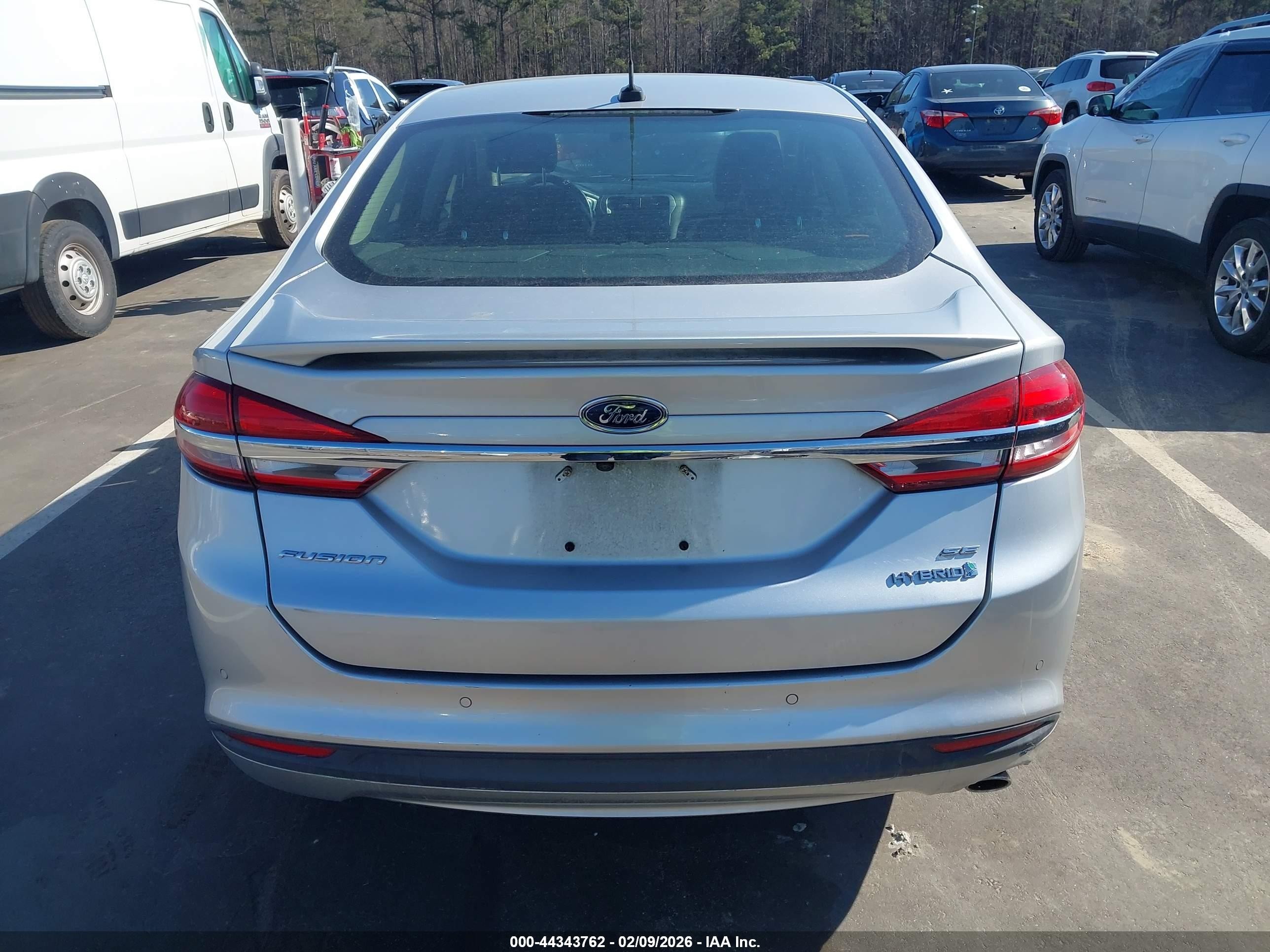 2017 Ford Fusion Hybrid Se Silver vin: 3FA6P0LU2HR345861