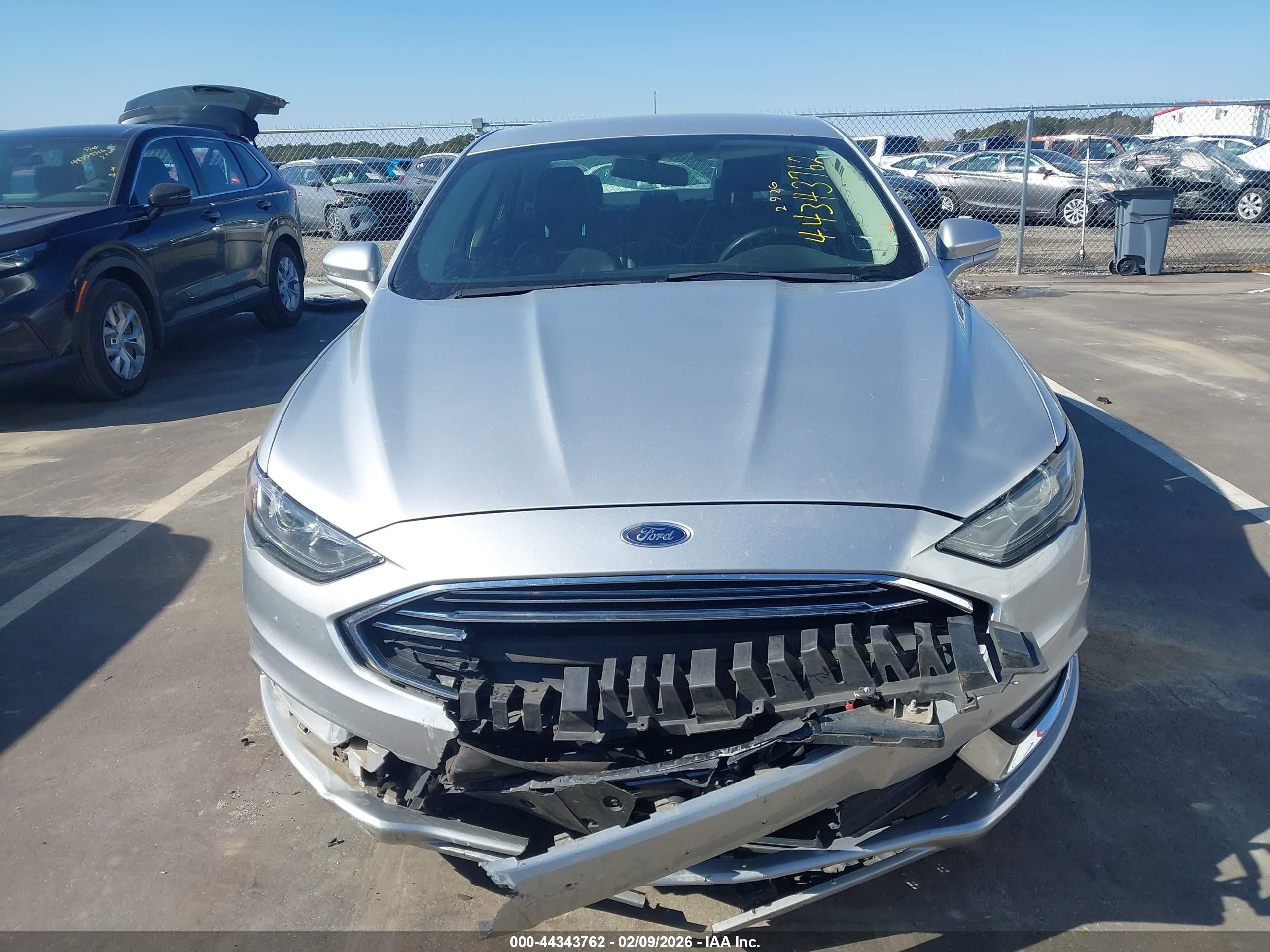 2017 Ford Fusion Hybrid Se Silver vin: 3FA6P0LU2HR345861