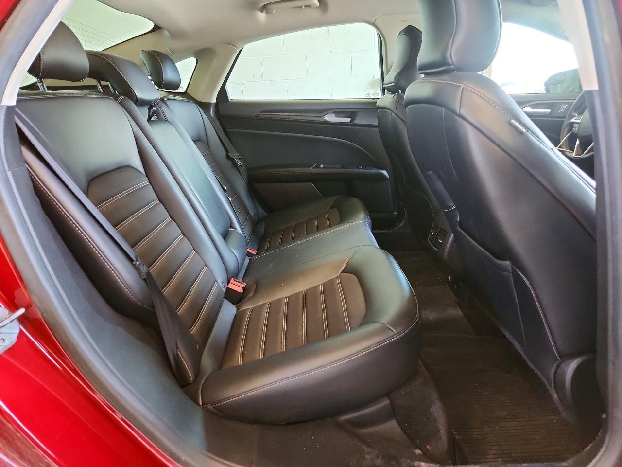 2018 Ford Fusion Se Hybrid Burgundy vin: 3FA6P0LU2JR239867