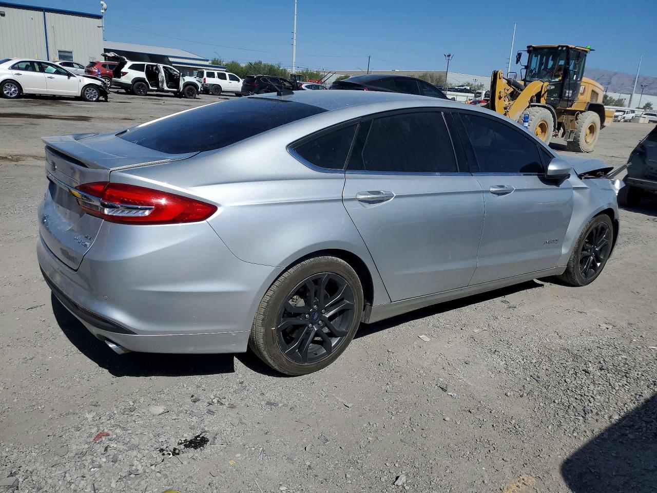 2018 Ford Fusion Se Hybrid Silver vin: 3FA6P0LU2JR246298