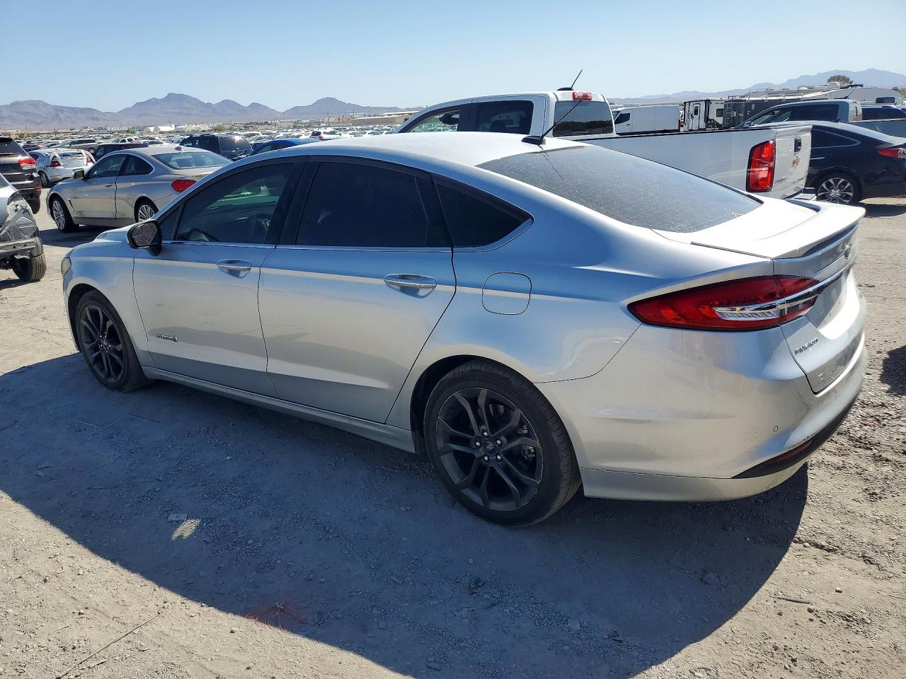 2018 Ford Fusion Se Hybrid Silver vin: 3FA6P0LU2JR246298