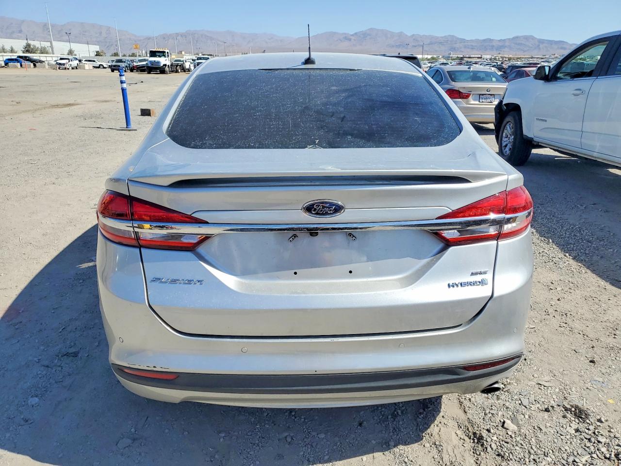 2018 Ford Fusion Se Hybrid Silver vin: 3FA6P0LU2JR246298