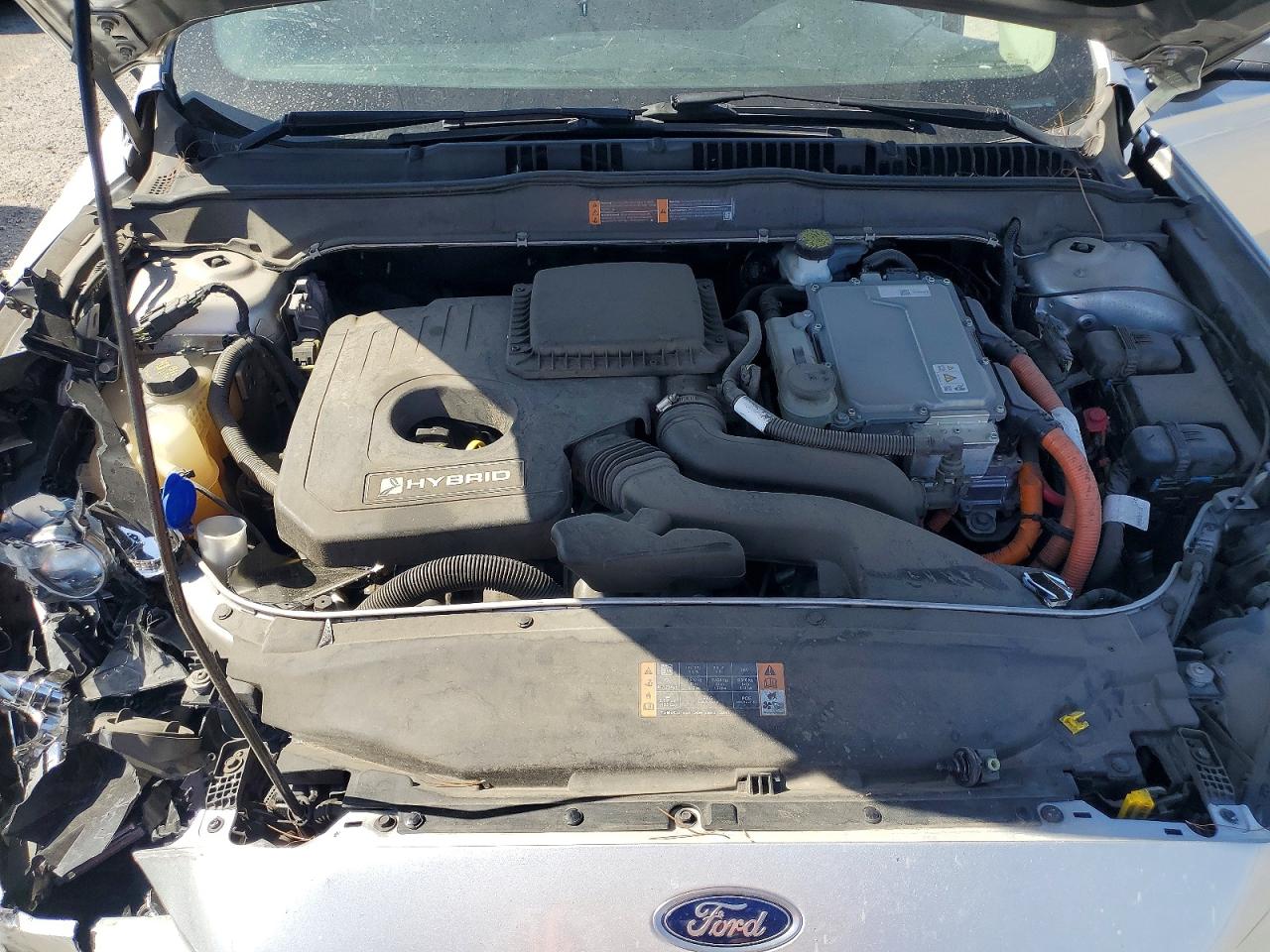 2018 Ford Fusion Se Hybrid Silver vin: 3FA6P0LU2JR246298