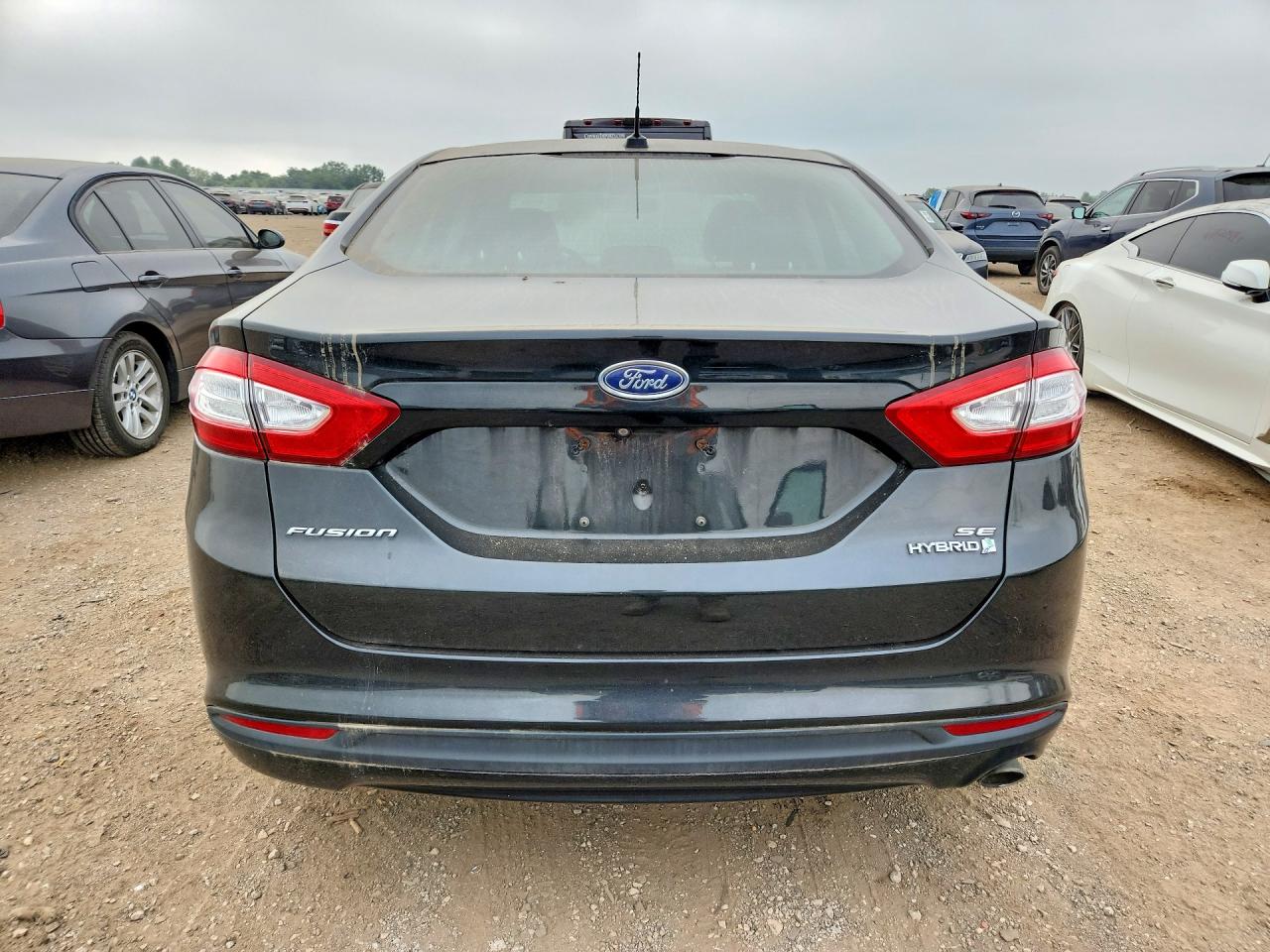 2013 Ford Fusion Se Hybrid Black vin: 3FA6P0LU3DR167999