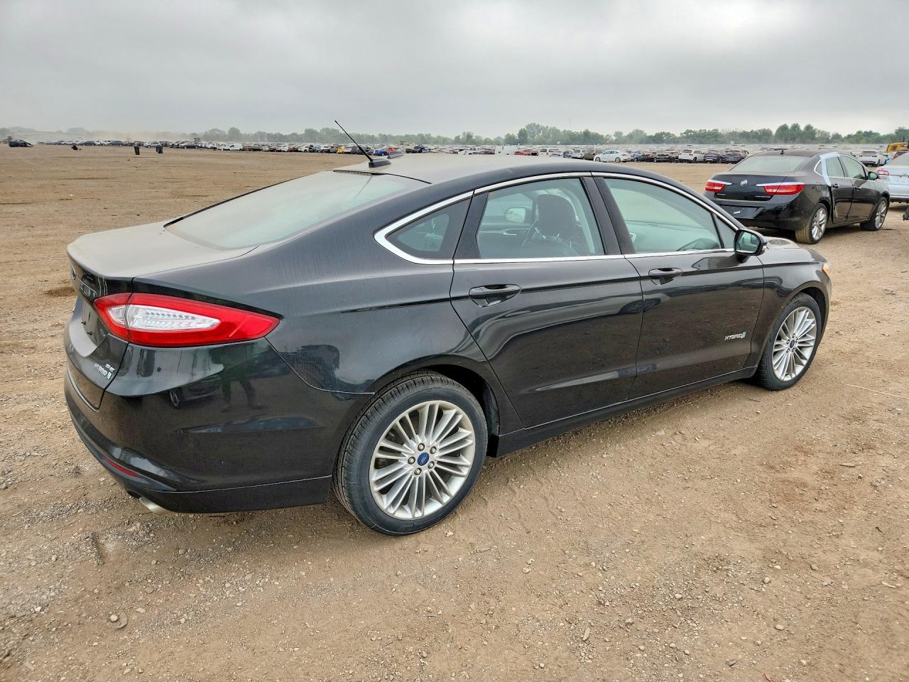 2013 Ford Fusion Se Hybrid Black vin: 3FA6P0LU3DR167999