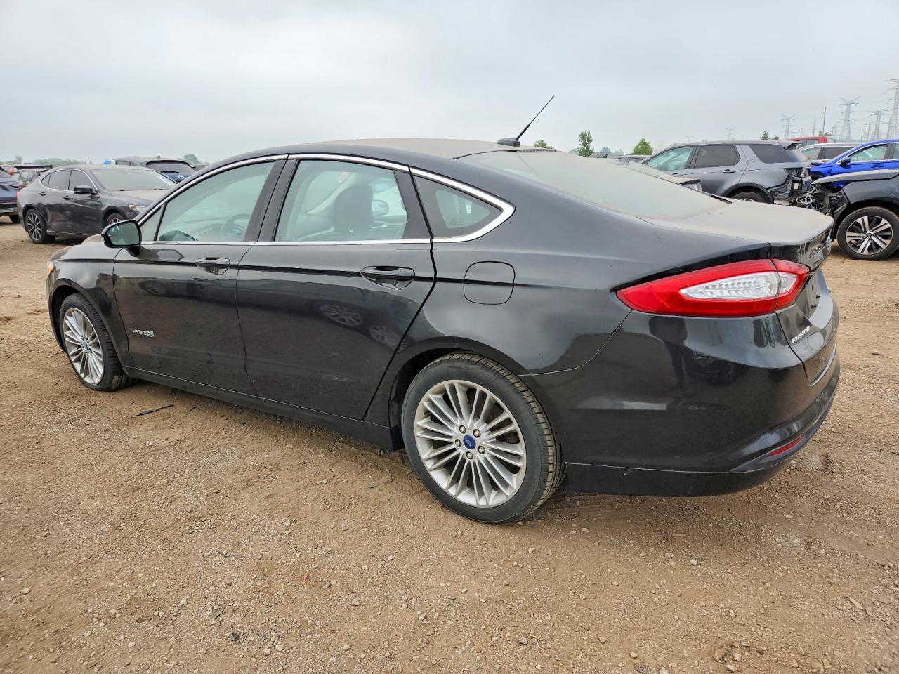 2013 Ford Fusion Se Hybrid Black vin: 3FA6P0LU3DR167999