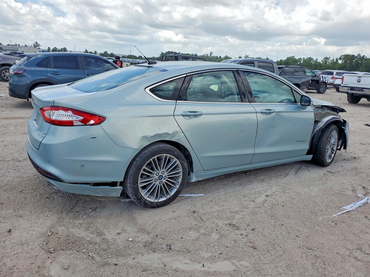 2013 Ford Fusion Se Blue vin: 3FA6P0LU3DR170045