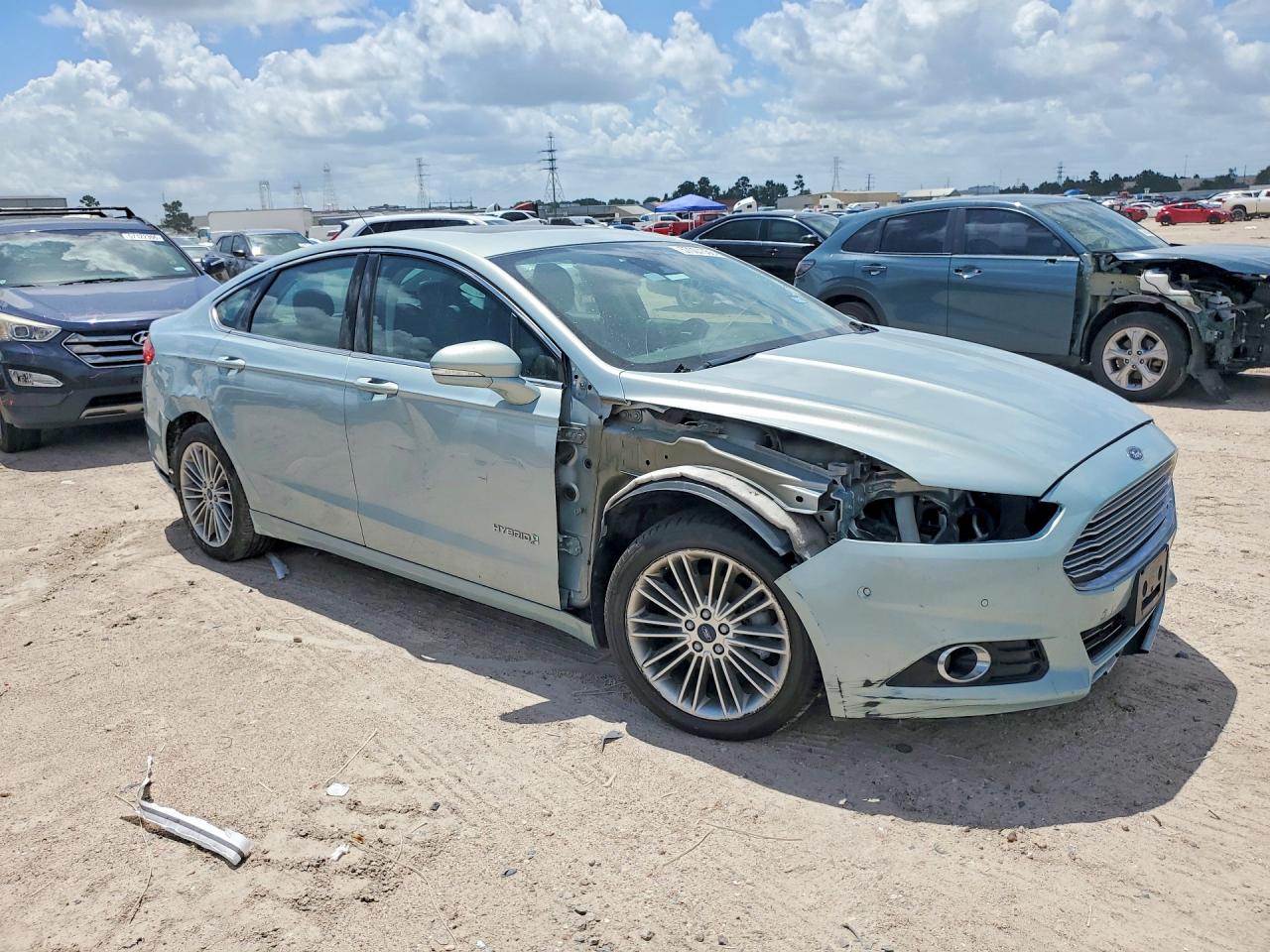 2013 Ford Fusion Se Blue vin: 3FA6P0LU3DR170045