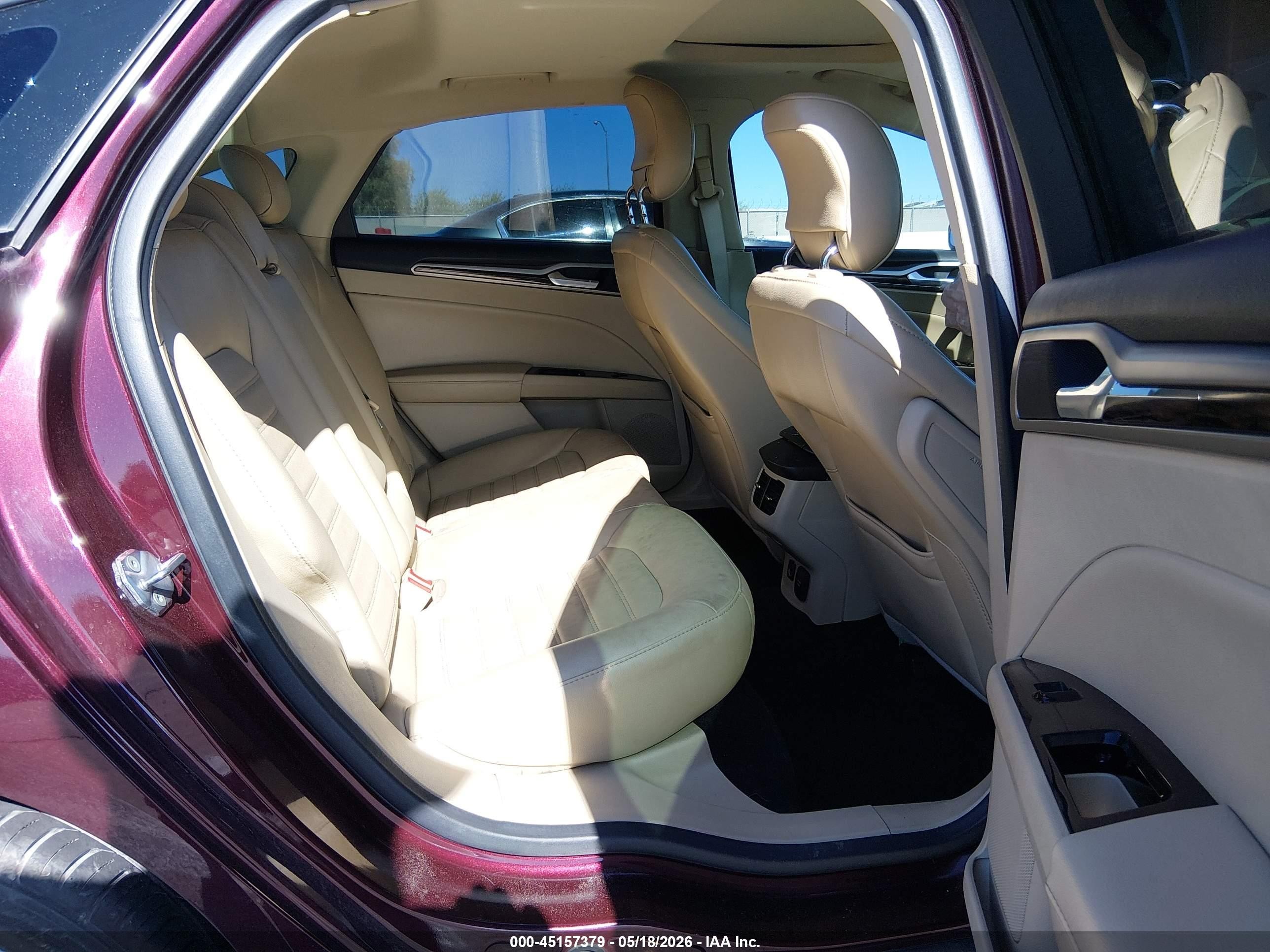 2013 Ford Fusion Hybrid Se Burgundy vin: 3FA6P0LU3DR196631