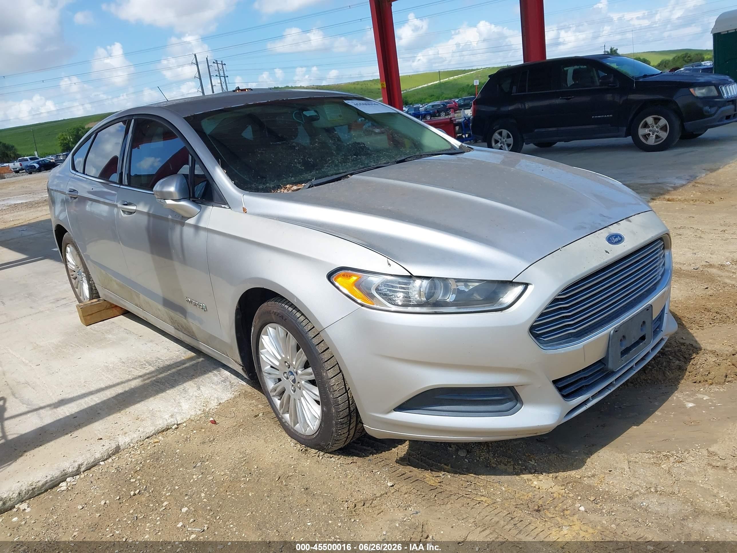 2013 Ford Fusion Hybrid Se Silver vin: 3FA6P0LU3DR249716