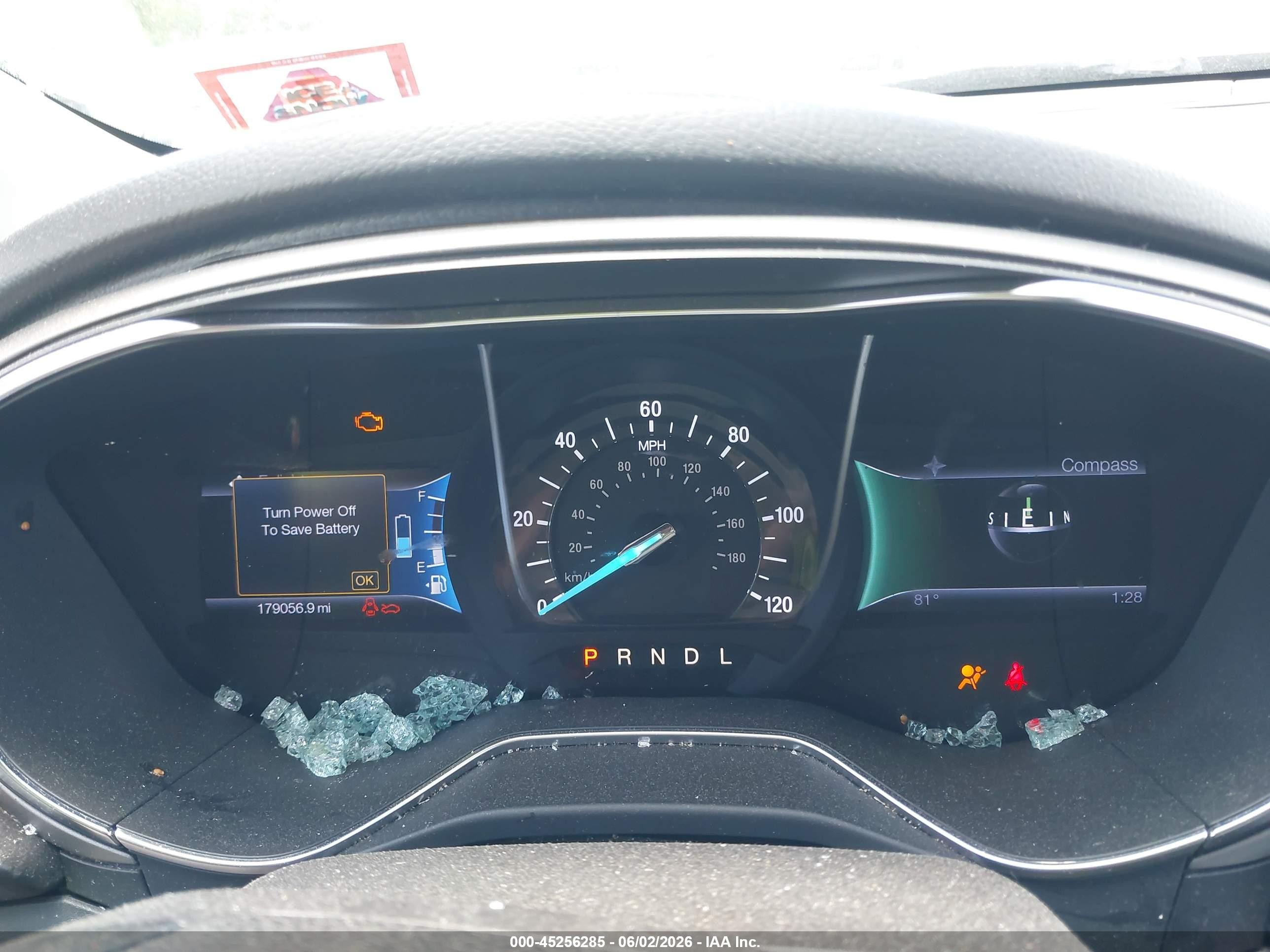 2013 Ford Fusion Hybrid Se Light Blue vin: 3FA6P0LU3DR288581
