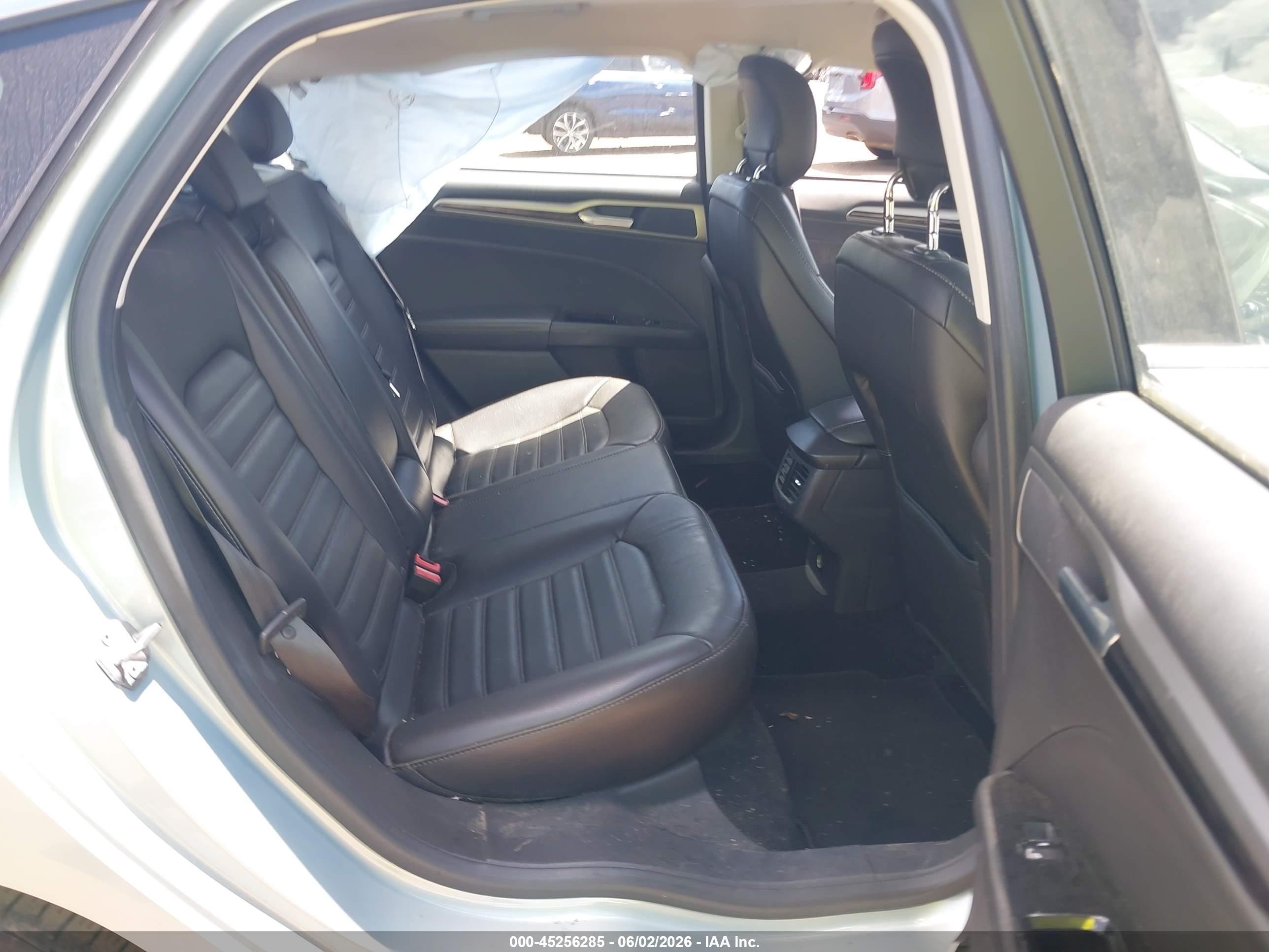 2013 Ford Fusion Hybrid Se Light Blue vin: 3FA6P0LU3DR288581
