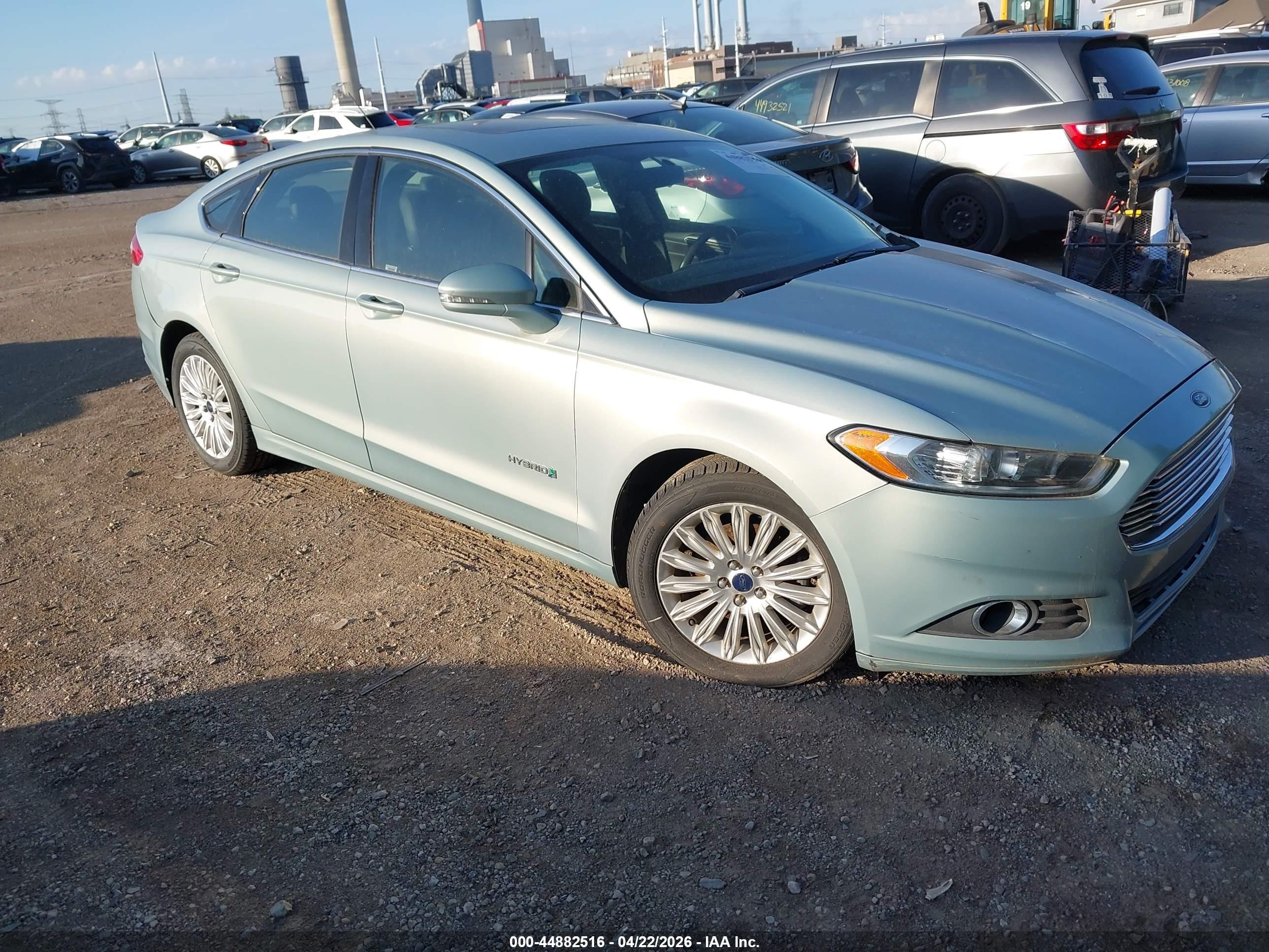 2013 Ford Fusion Hybrid Se Silver vin: 3FA6P0LU3DR320882