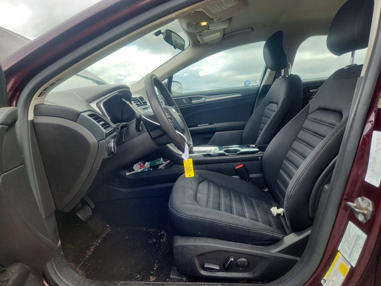 2013 Ford Fusion Se Hybrid Burgundy vin: 3FA6P0LU3DR366289