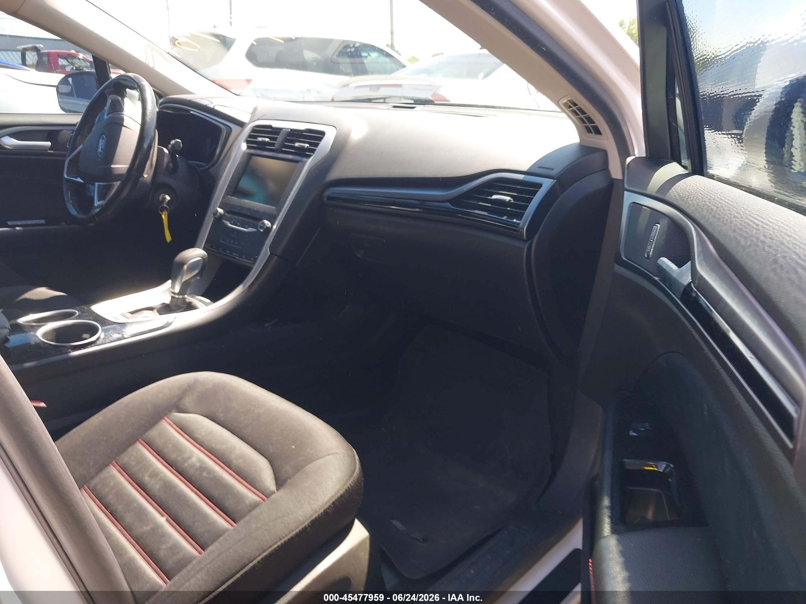 2013 Ford Fusion Hybrid Se White vin: 3FA6P0LU3DR383660