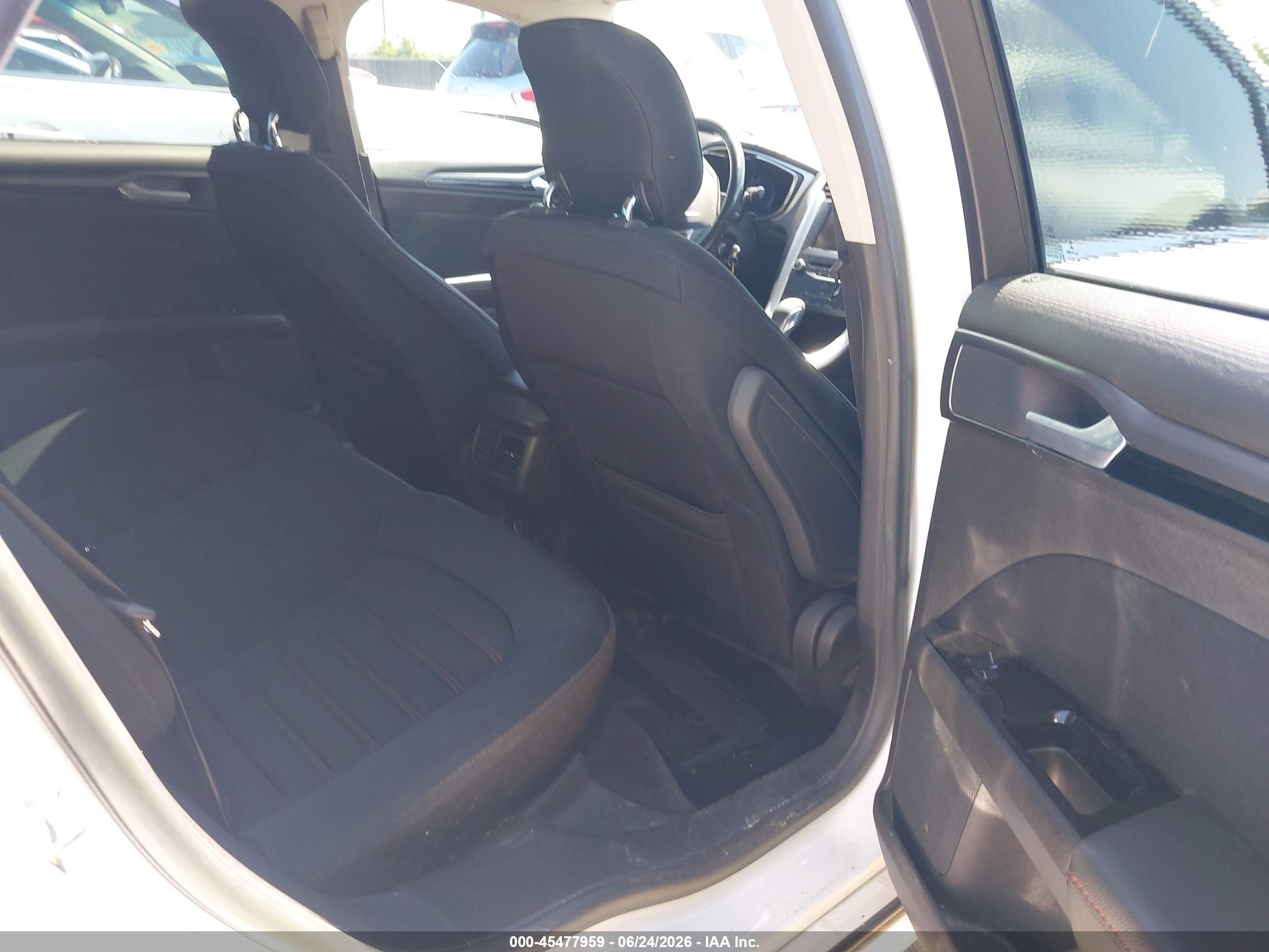 2013 Ford Fusion Hybrid Se White vin: 3FA6P0LU3DR383660