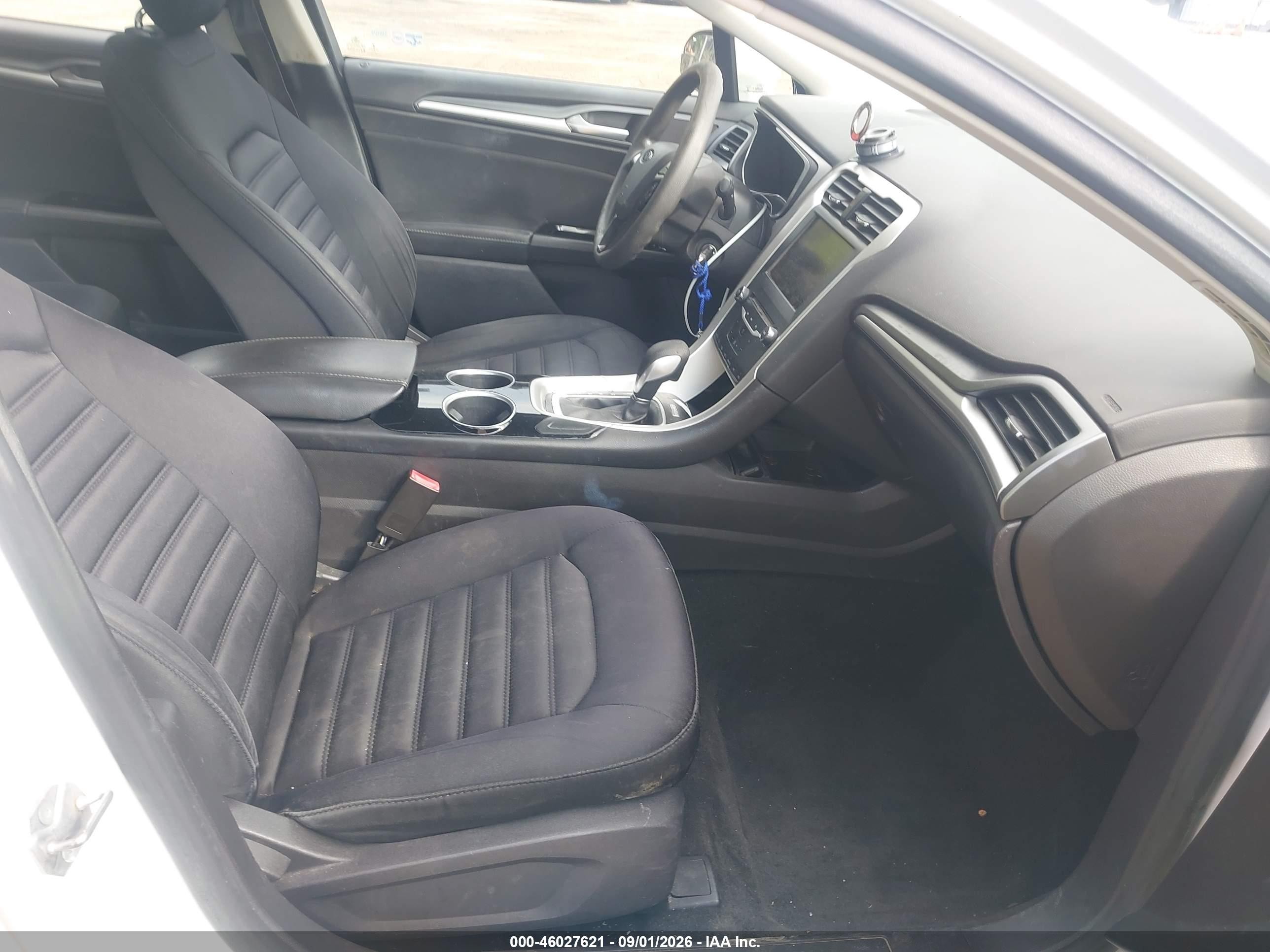 2014 Ford Fusion Hybrid Se White vin: 3FA6P0LU3ER133918