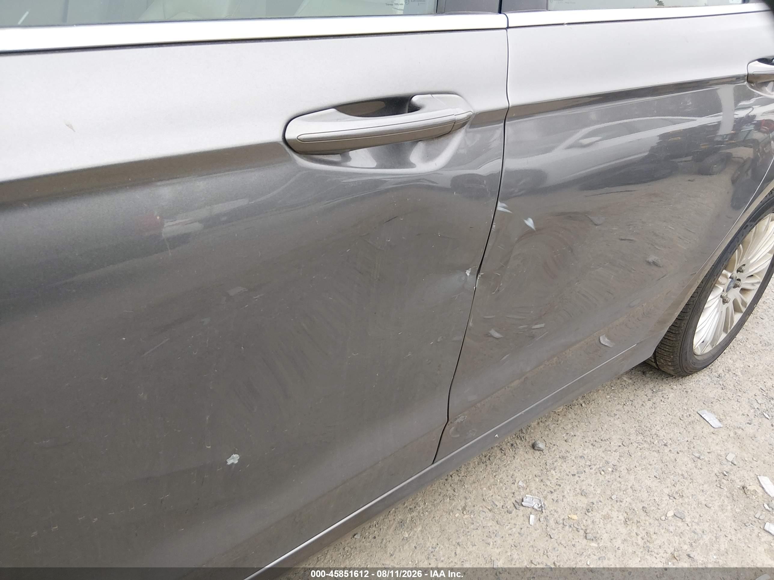 2014 Ford Fusion Hybrid Se Gray vin: 3FA6P0LU3ER136883