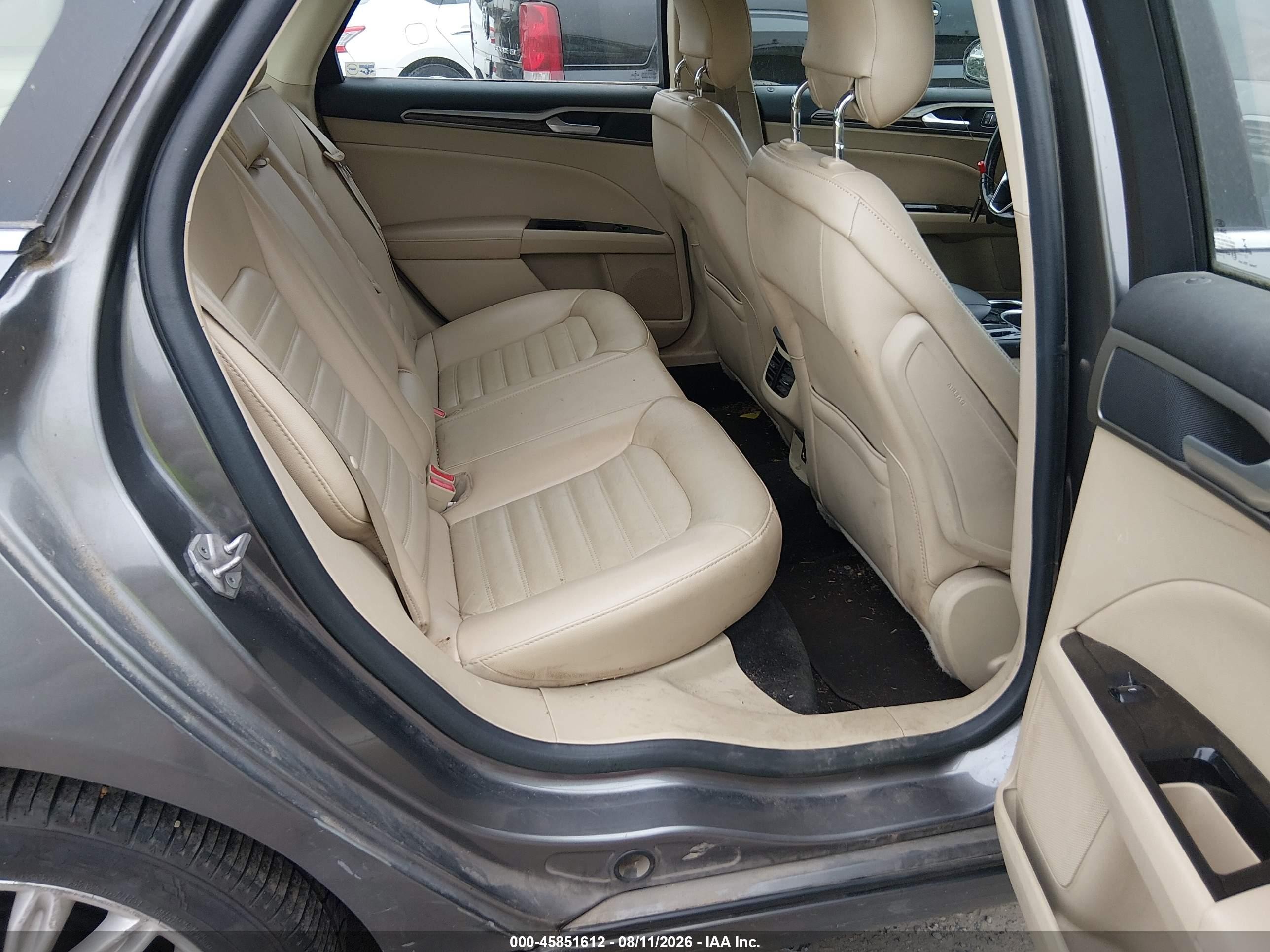 2014 Ford Fusion Hybrid Se Gray vin: 3FA6P0LU3ER136883