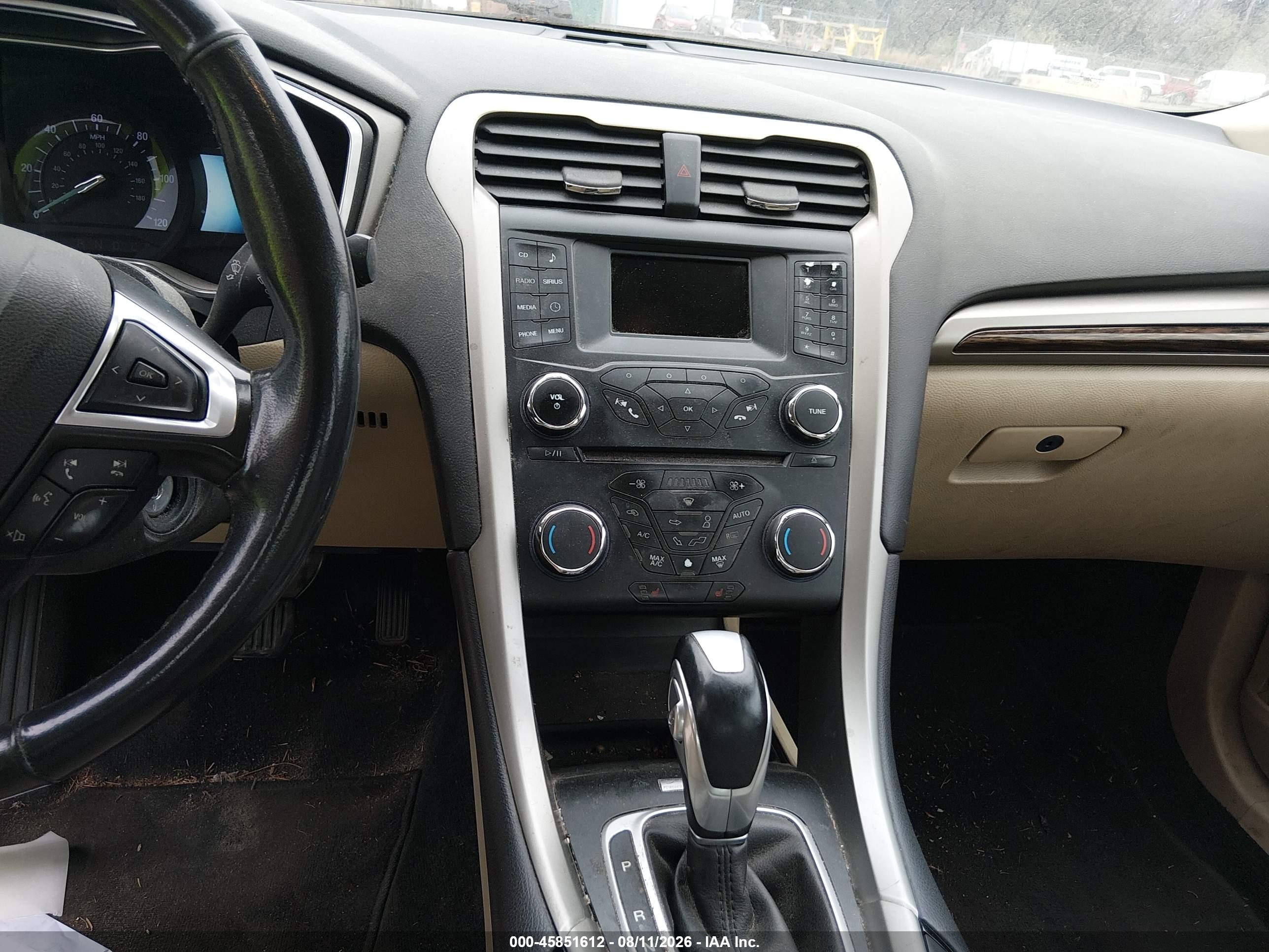 2014 Ford Fusion Hybrid Se Gray vin: 3FA6P0LU3ER136883