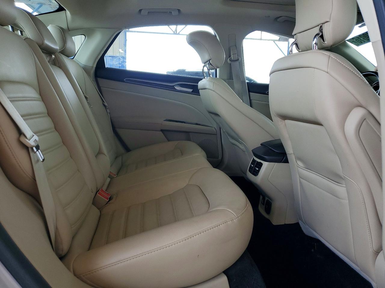 2014 Ford Fusion Se Hybrid White vin: 3FA6P0LU3ER140125