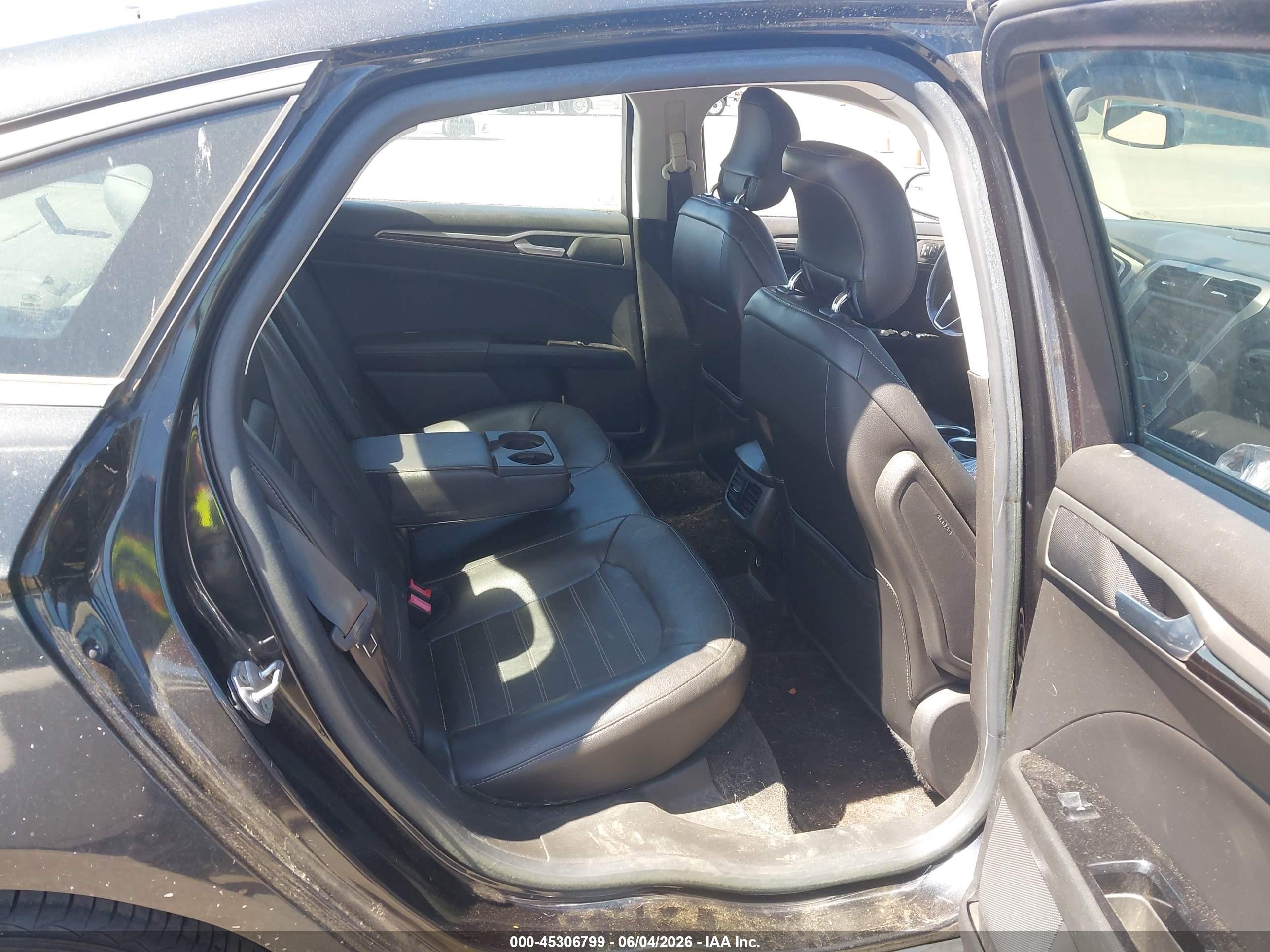 2014 Ford Fusion Hybrid Se Black vin: 3FA6P0LU3ER142456