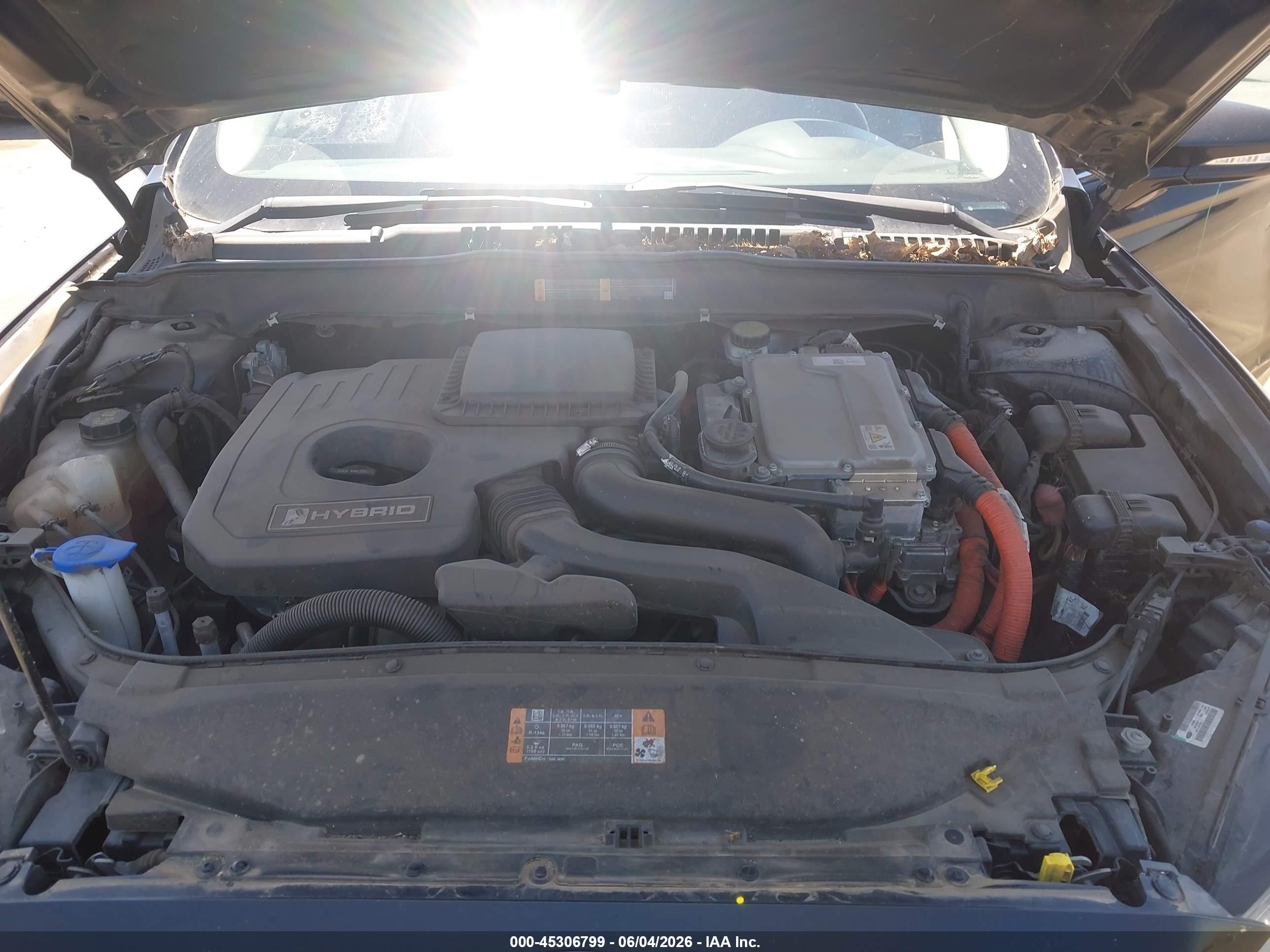 2014 Ford Fusion Hybrid Se Black vin: 3FA6P0LU3ER142456