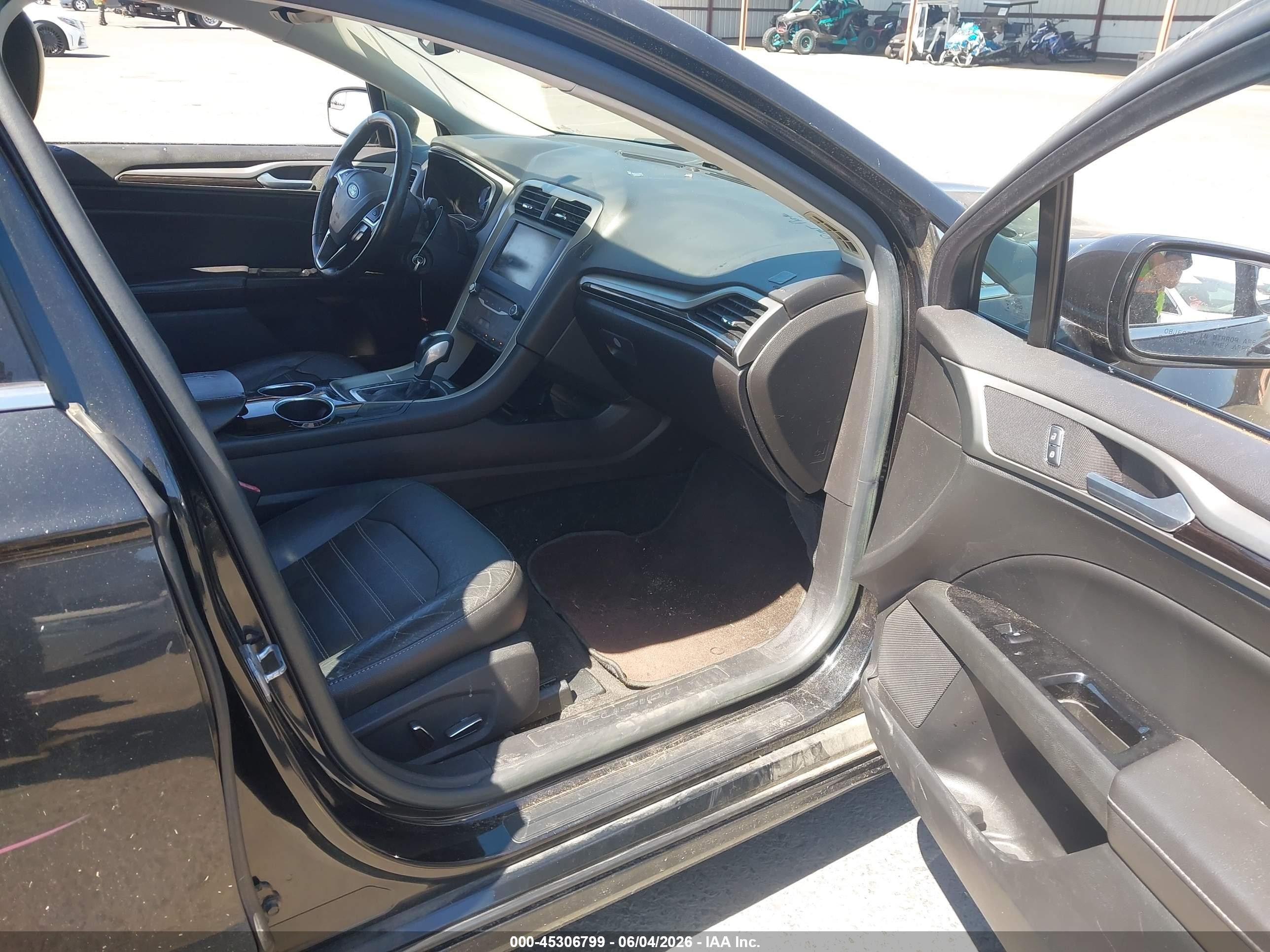 2014 Ford Fusion Hybrid Se Black vin: 3FA6P0LU3ER142456