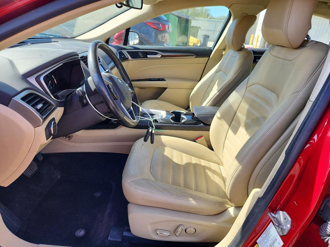 2014 Ford Fusion Se Hybrid Red vin: 3FA6P0LU3ER210917