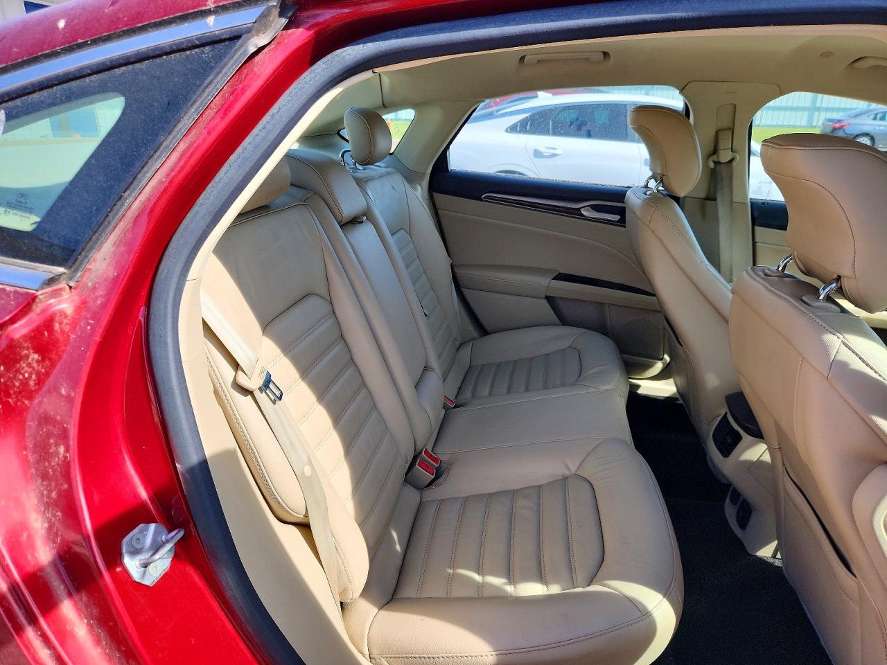 2014 Ford Fusion Se Hybrid Red vin: 3FA6P0LU3ER210917