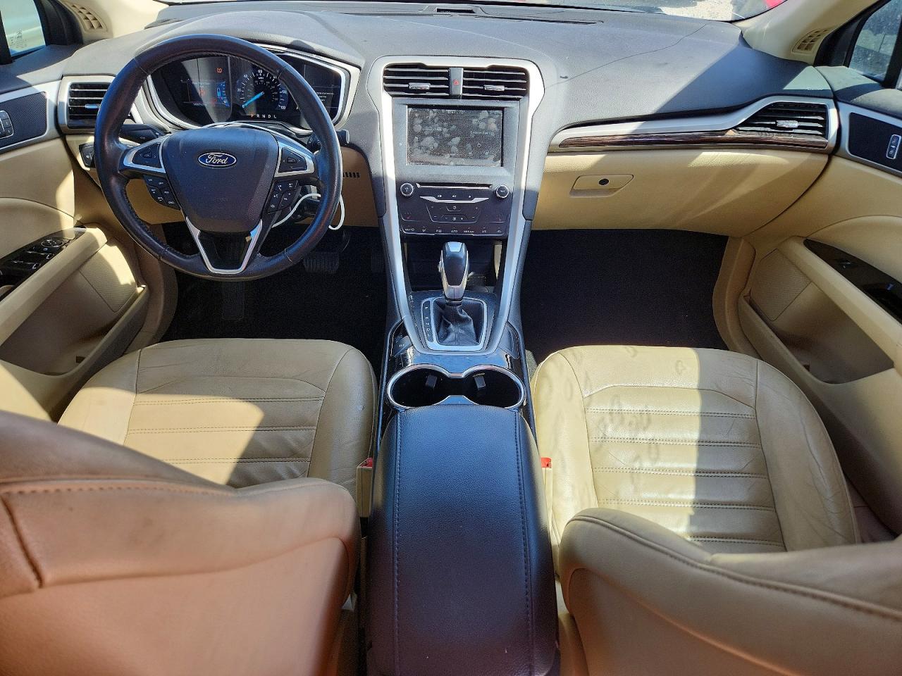 2014 Ford Fusion Se Hybrid Burgundy vin: 3FA6P0LU3ER256439