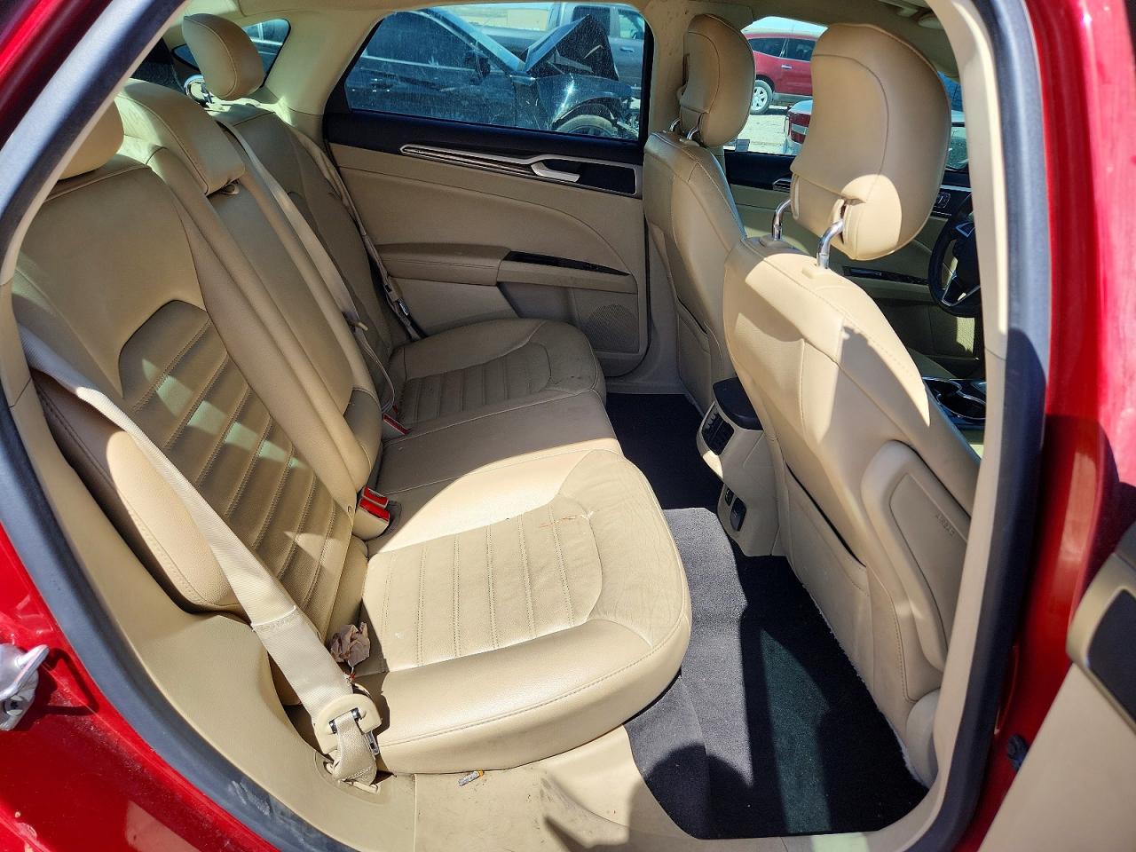 2014 Ford Fusion Se Hybrid Burgundy vin: 3FA6P0LU3ER256439