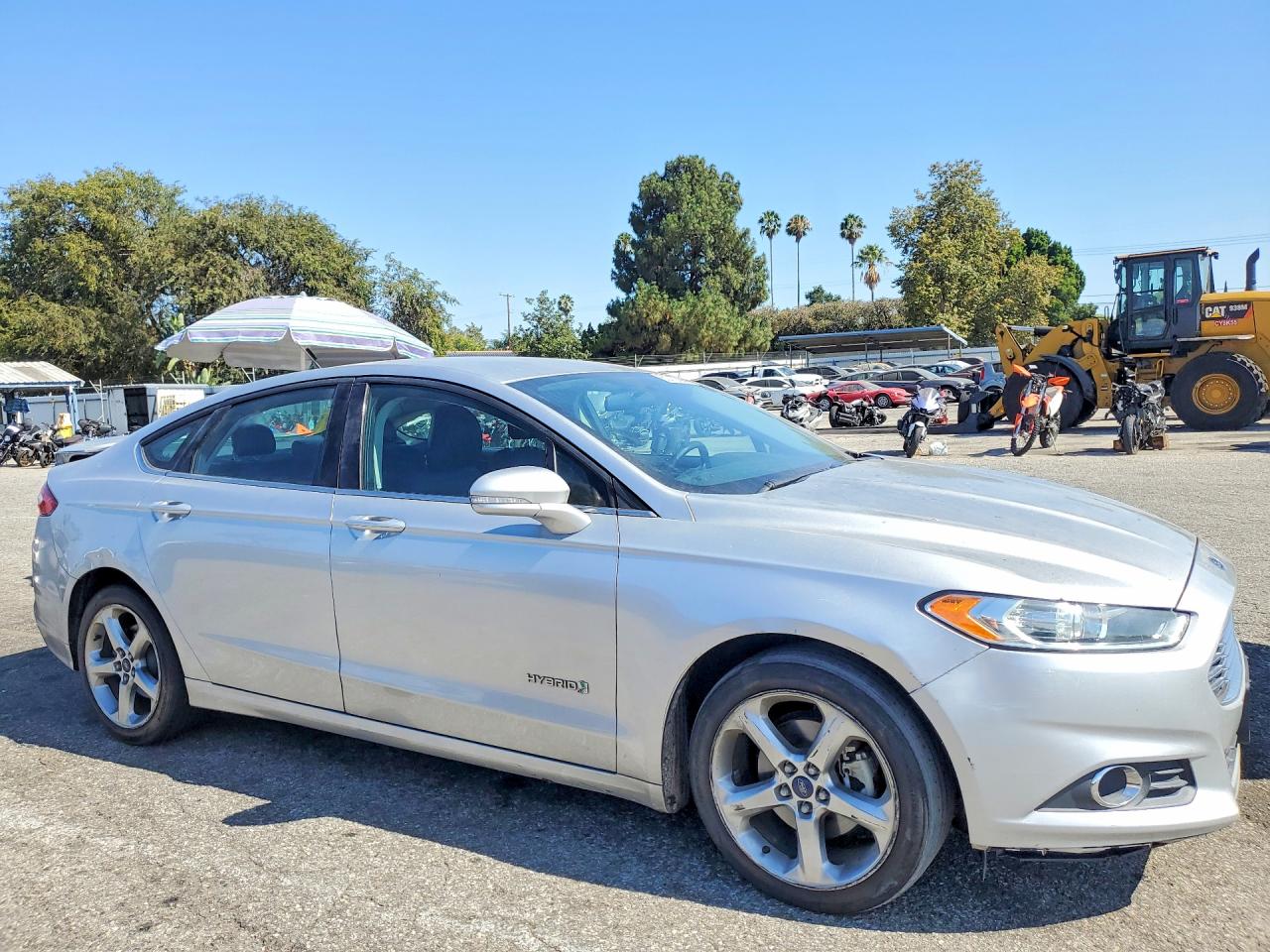 2014 Ford Fusion Se Hybrid Silver vin: 3FA6P0LU3ER292471