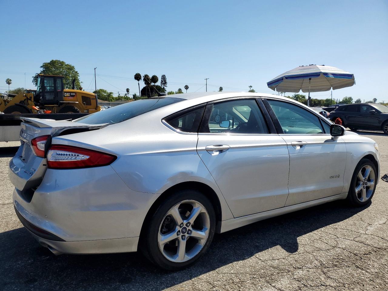 2014 Ford Fusion Se Hybrid Silver vin: 3FA6P0LU3ER292471
