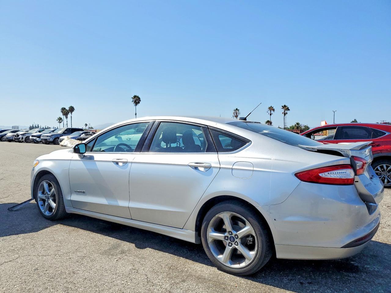 2014 Ford Fusion Se Hybrid Silver vin: 3FA6P0LU3ER292471