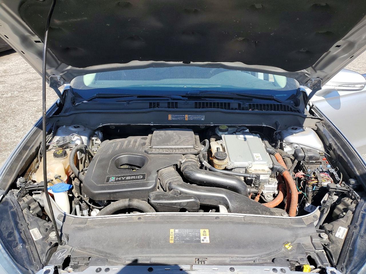 2014 Ford Fusion Se Hybrid Silver vin: 3FA6P0LU3ER292471